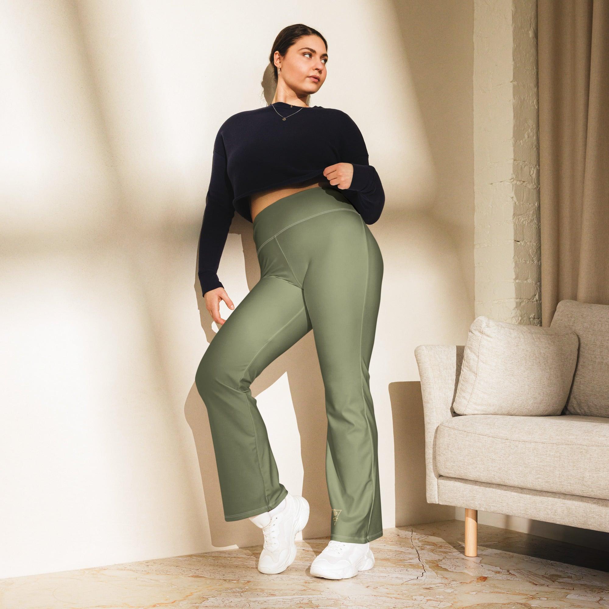 MAOB Leggins mit Schlag | Erde - Time Of Vibes