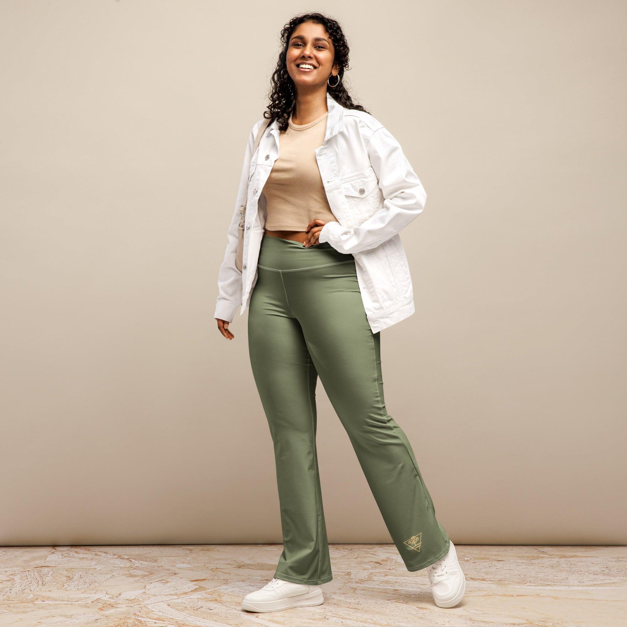 MAOB Leggins mit Schlag | Erde - Time Of Vibes