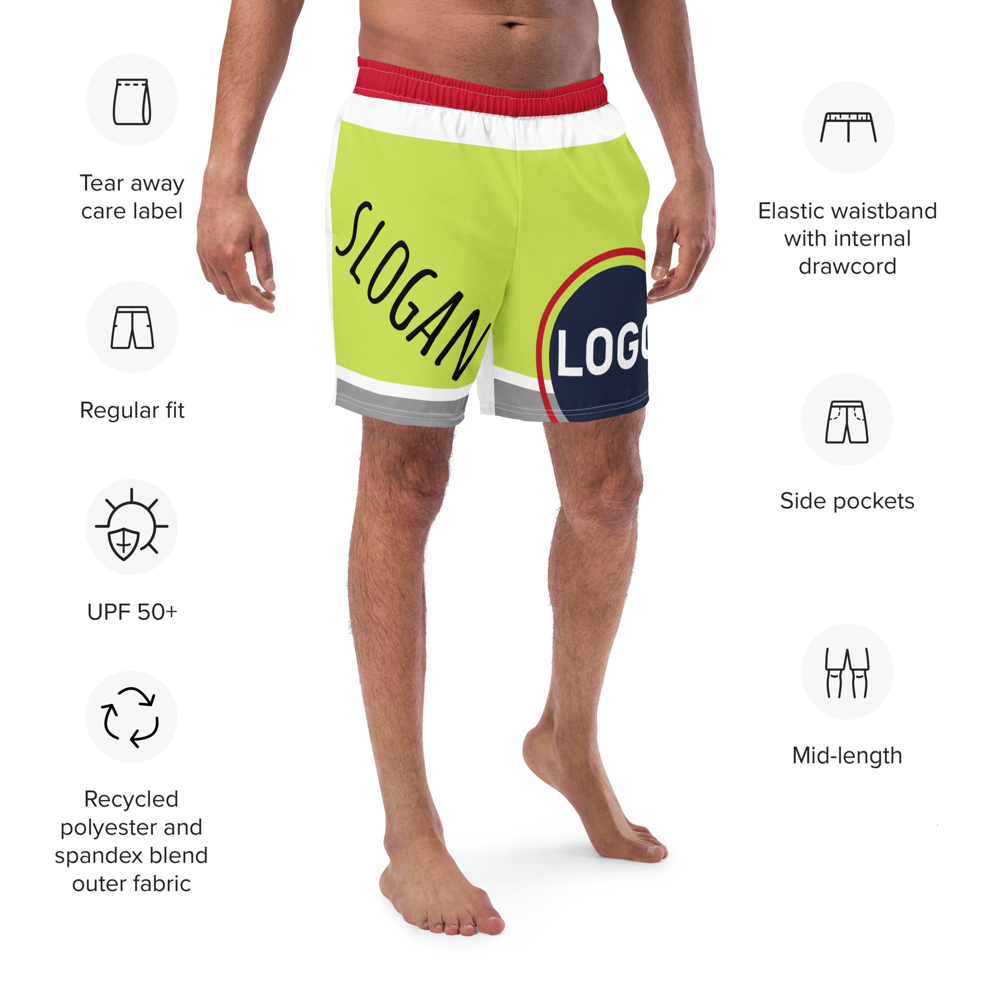 TOV Badehose * Herren - Komplett individualisieren und bedrucken - Time Of Vibes