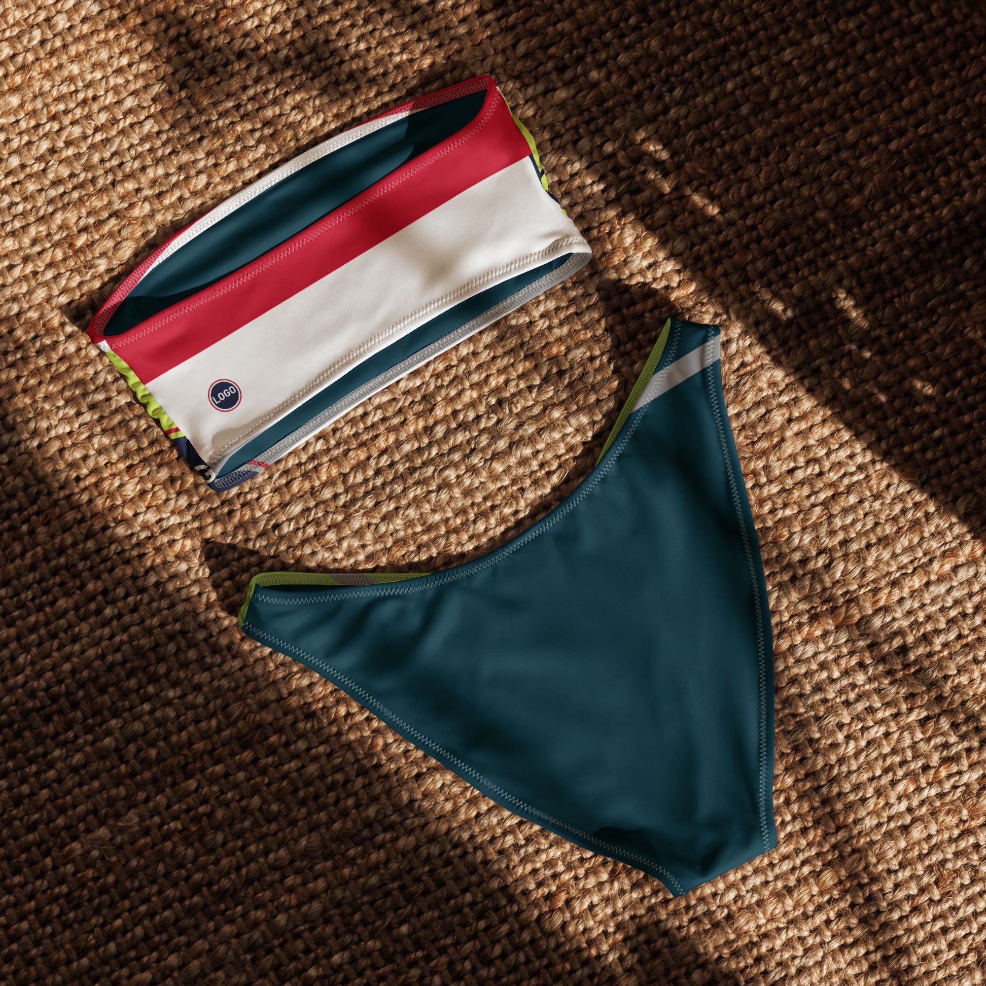 TOV Bandeau Bikini - Komplett individualisieren und bedrucken - Time Of Vibes