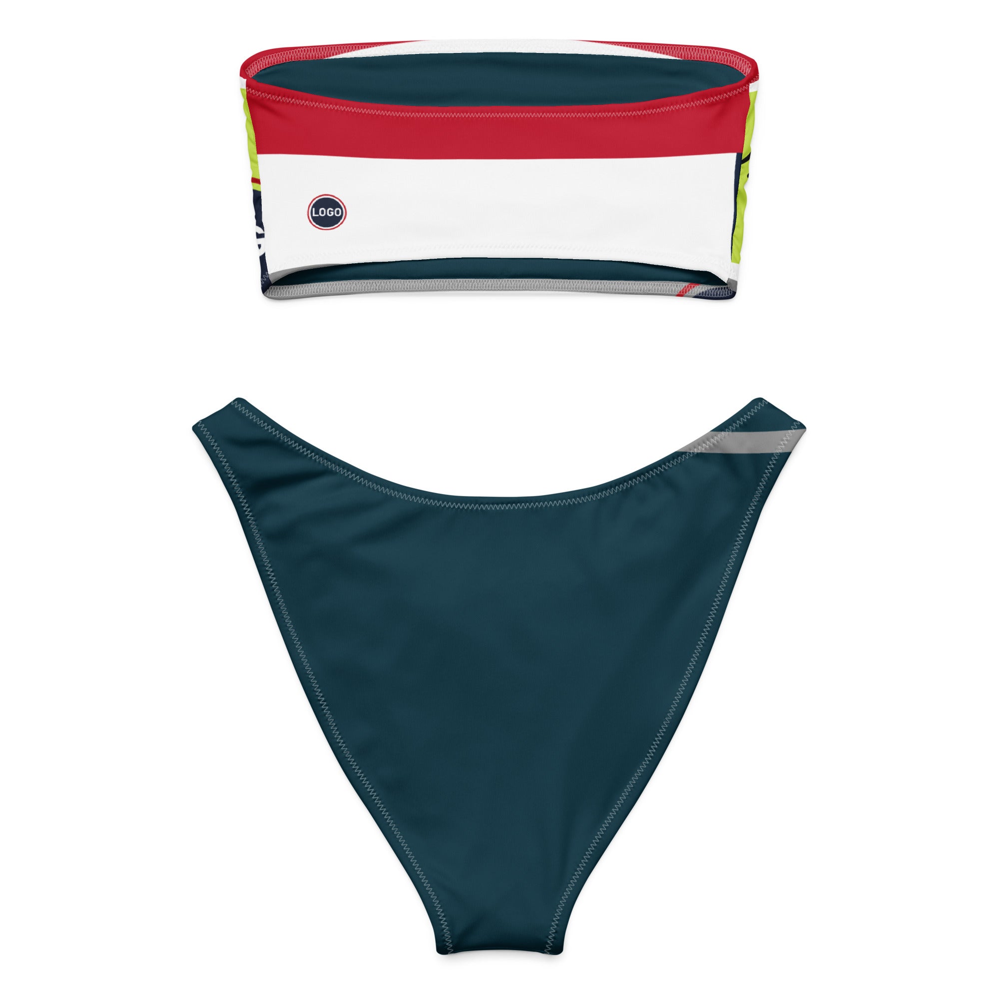 TOV Bandeau Bikini - Komplett individualisieren und bedrucken - Time Of Vibes