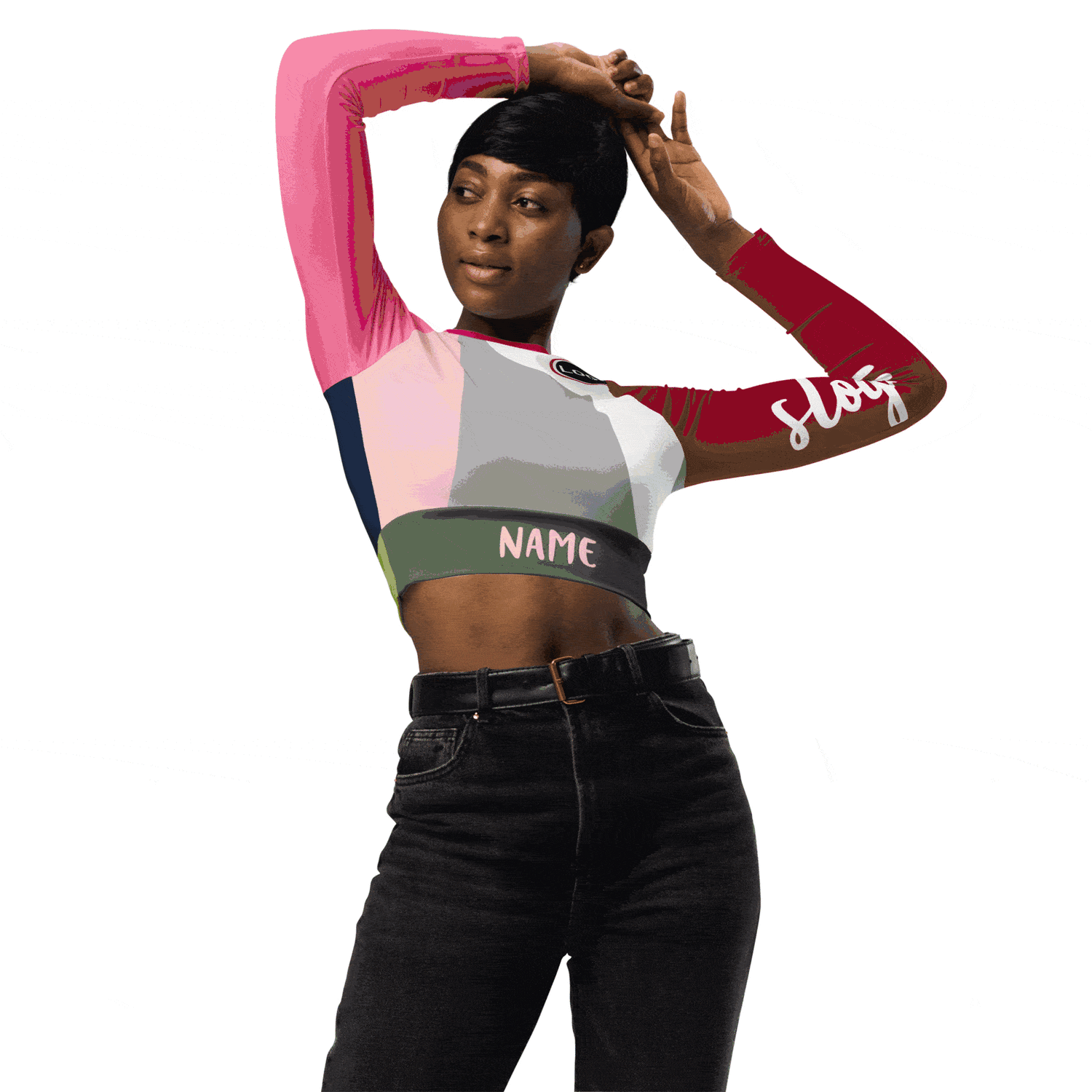 TOV Langarm Crop-Top * Damen - Time Of Vibes