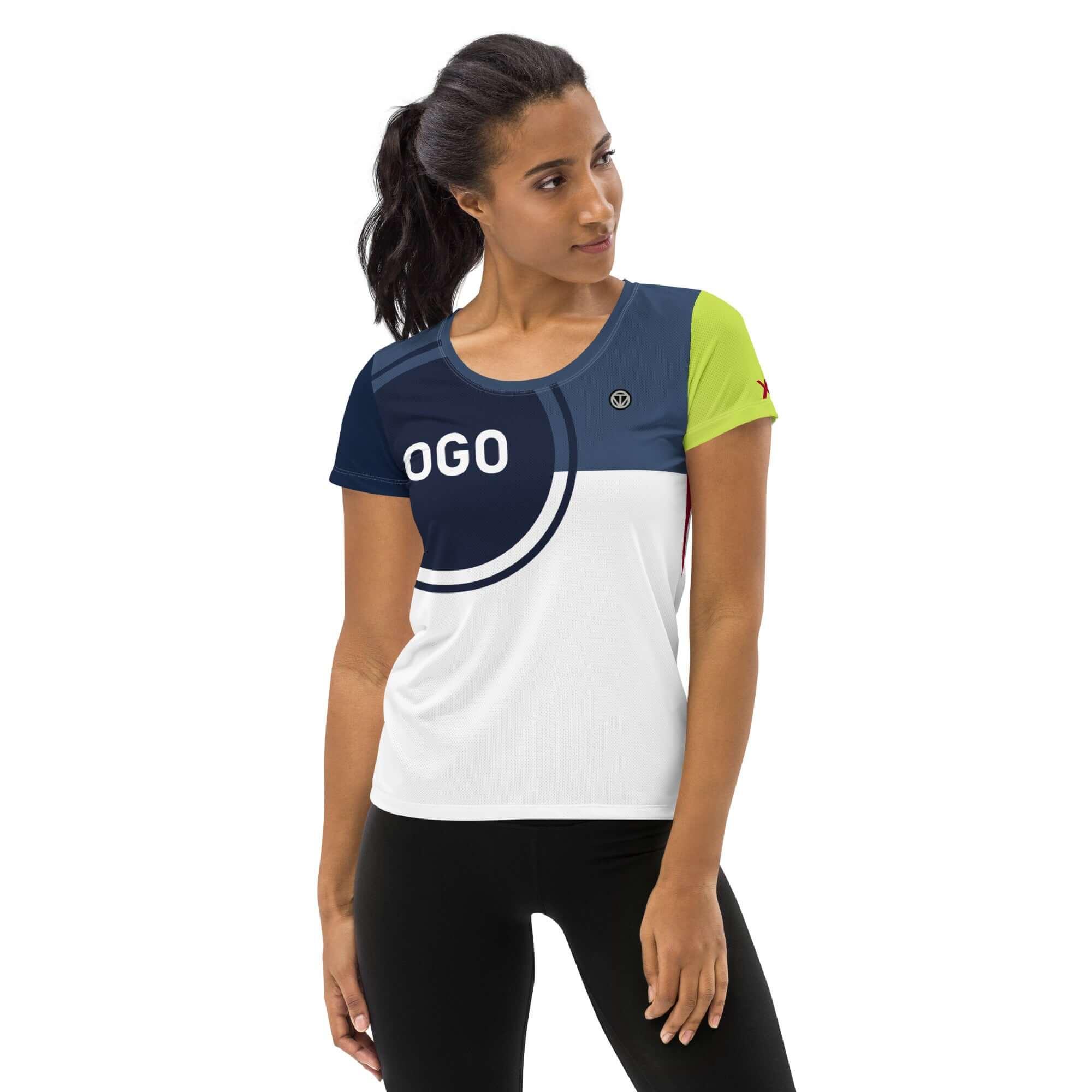 TOV Sportshirt Damen - Komplett bedrucken und individualisieren - Komplettansicht - Time Of Vibes