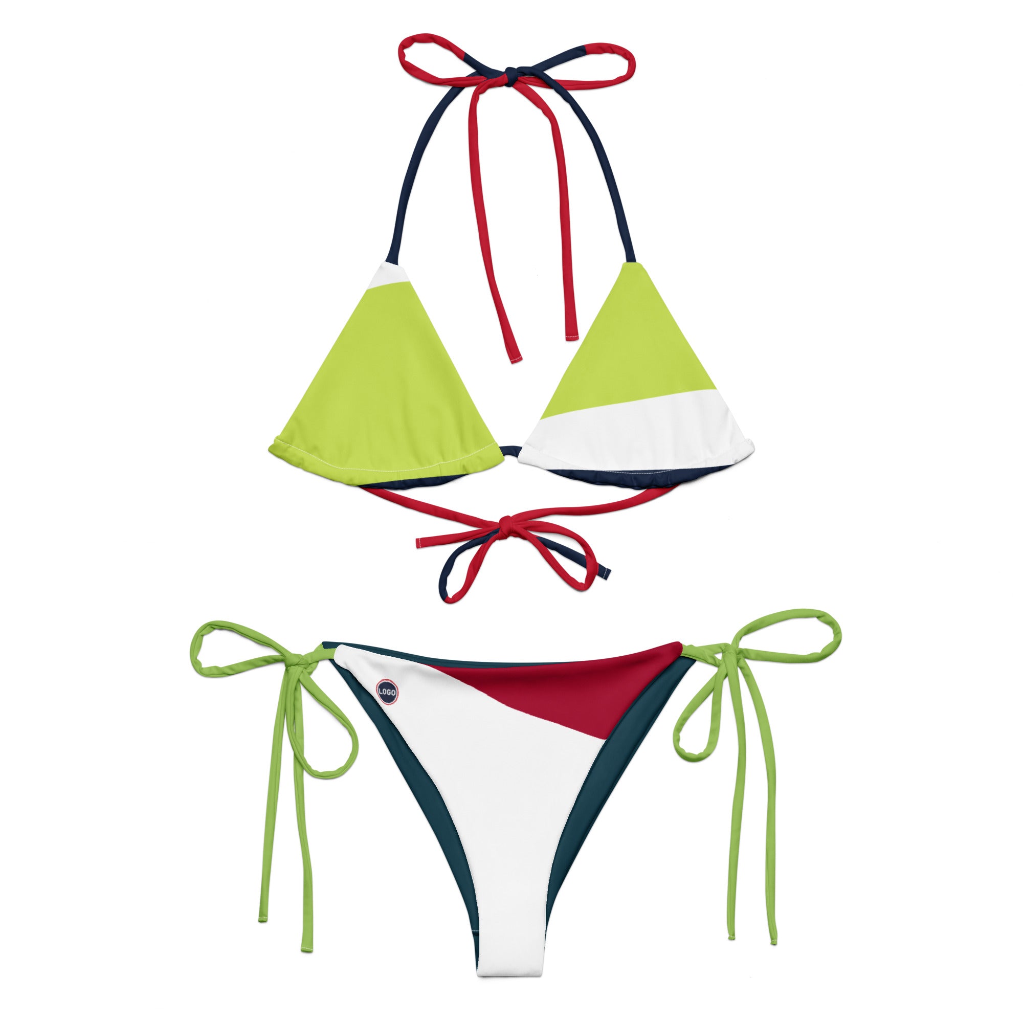 TOV String Bikini Set - Komplett individualisieren und bedrucken - Time Of Vibes