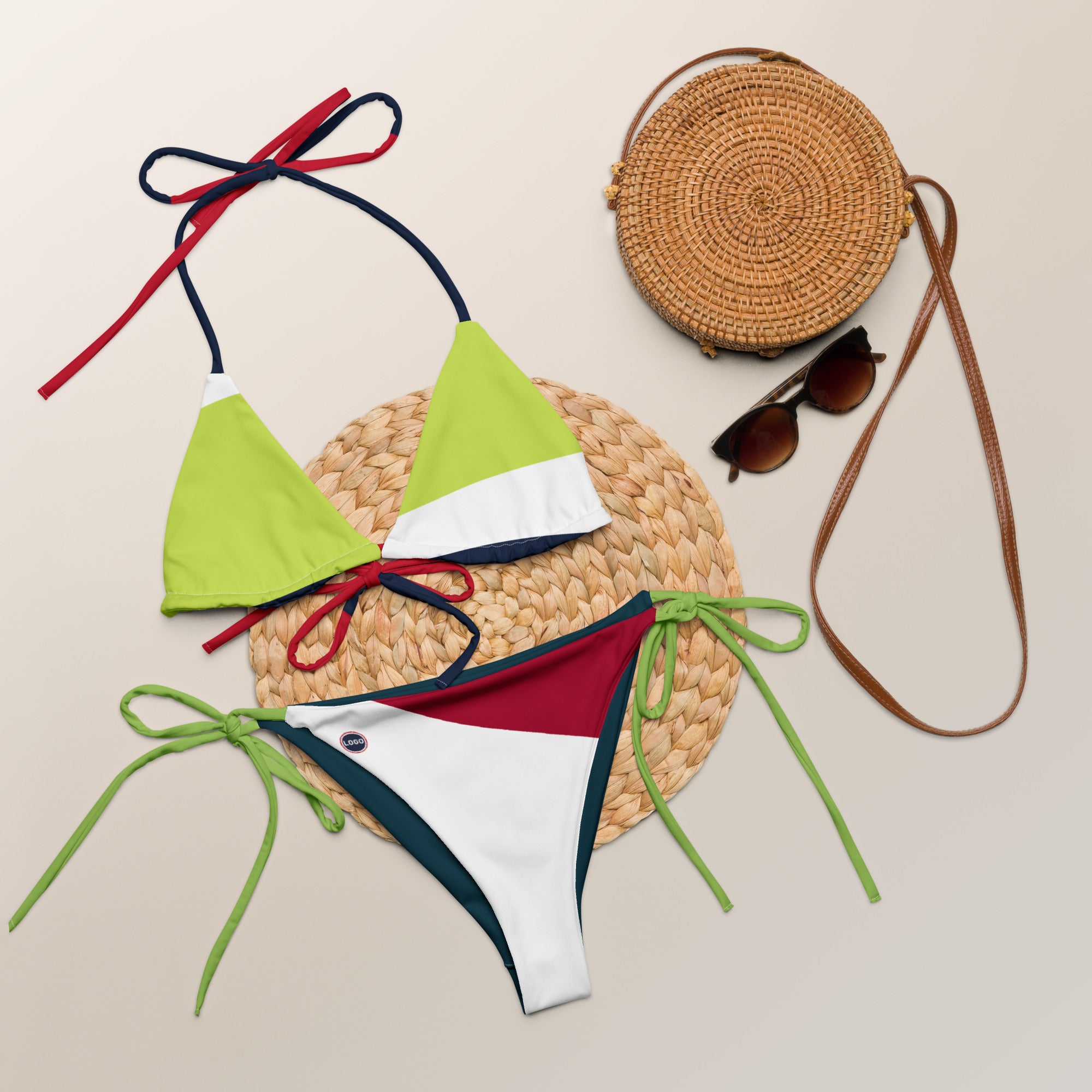 TOV String Bikini Set - Komplett individualisieren und bedrucken - Time Of Vibes