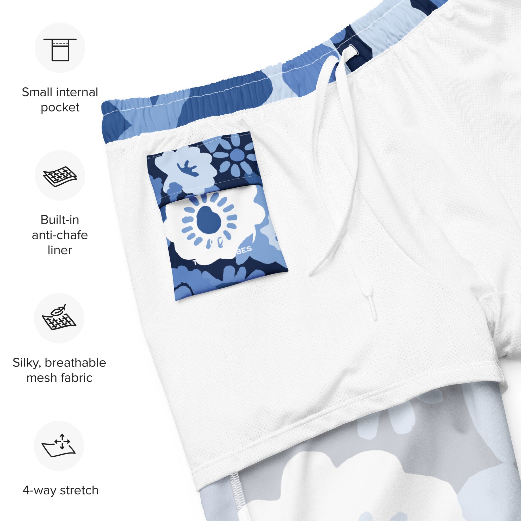 VIBES Badeshorts FLOWER - Time Of Vibes