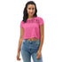 VIBES Crop-Top Shirt TOV (Pink) * Damen - Time Of Vibes