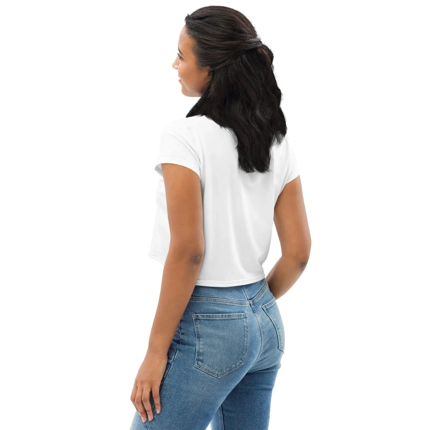 VIBES Crop-Top Shirt TOV (Weiß) * Damen - Time Of Vibes