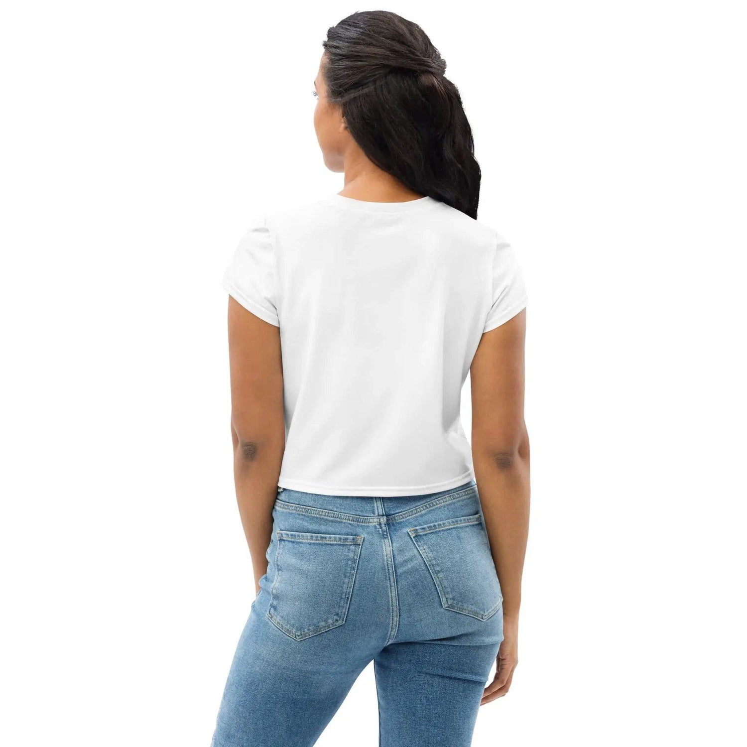 VIBES Crop-Top Shirt TOV (Weiß) * Damen - Time Of Vibes