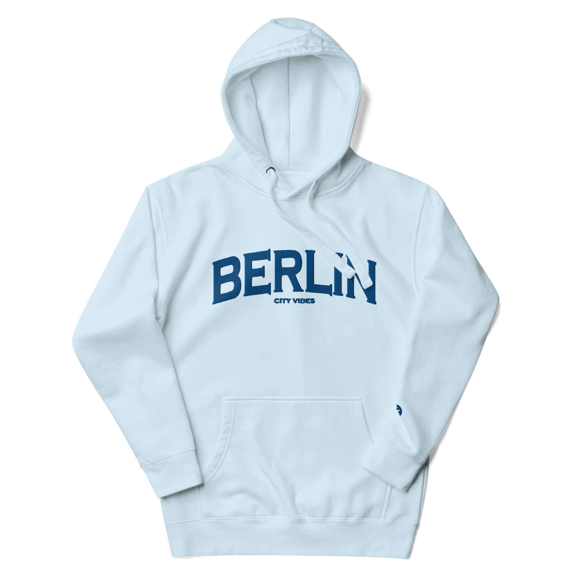 VIBES Hoodie City | BERLIN (Hellblau/Blau) * Unisex - Time Of Vibes