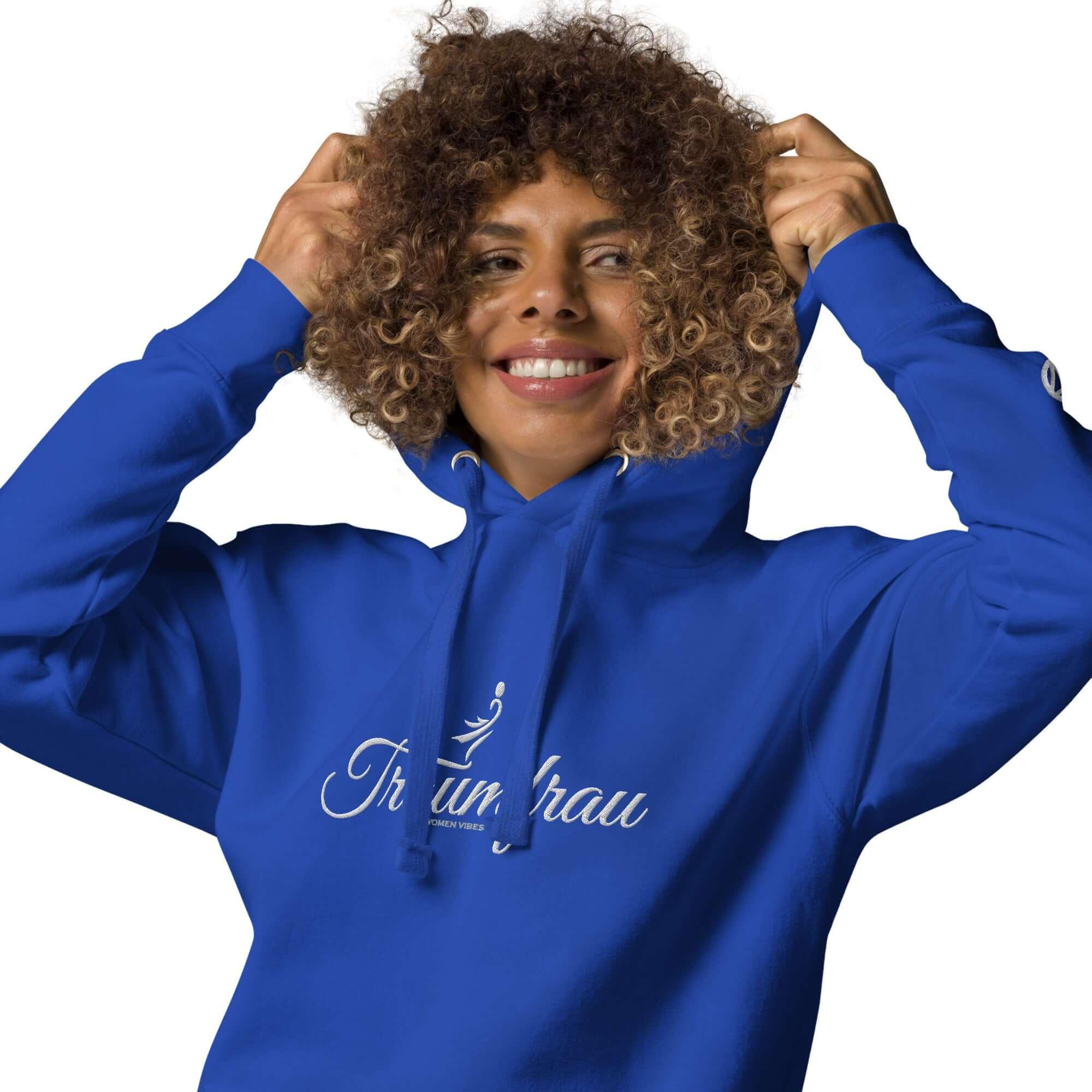 VIBES Hoodie | TRAUMFRAU (Blau) * Damen - Time Of Vibes