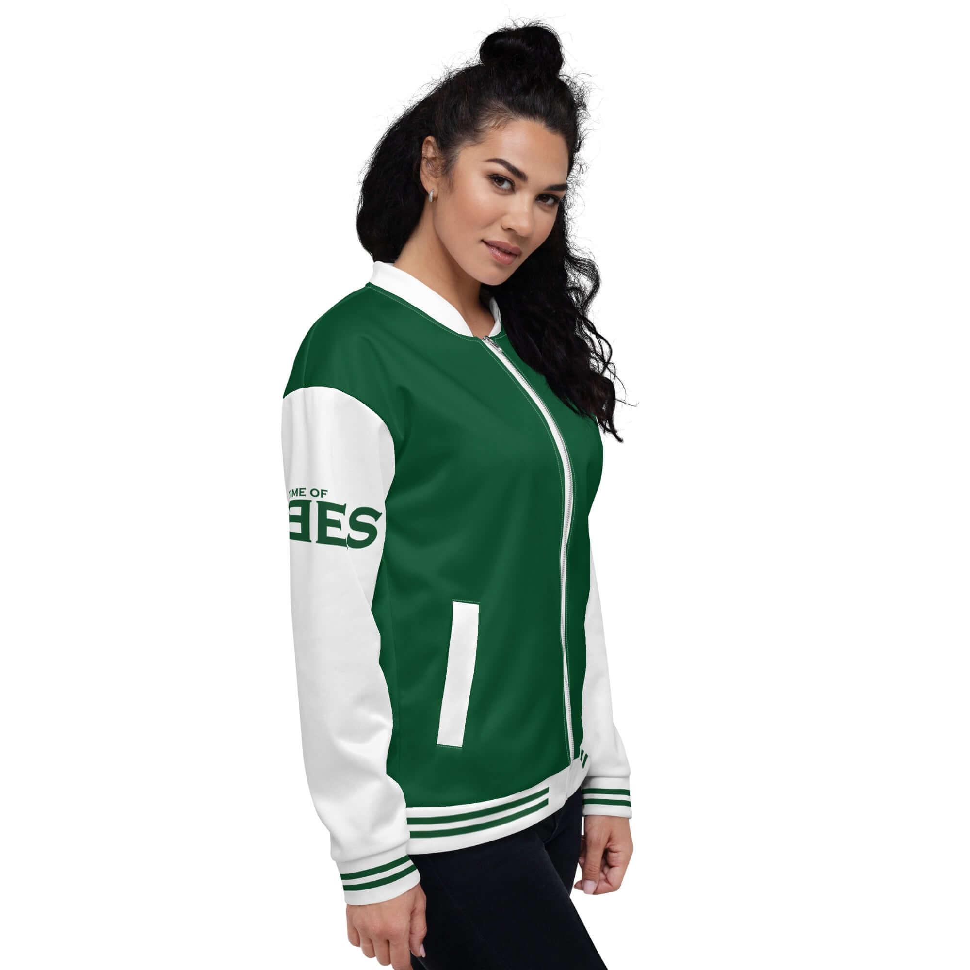 VIBES Jacke | COLLEGE (Grün) - Time Of Vibes
