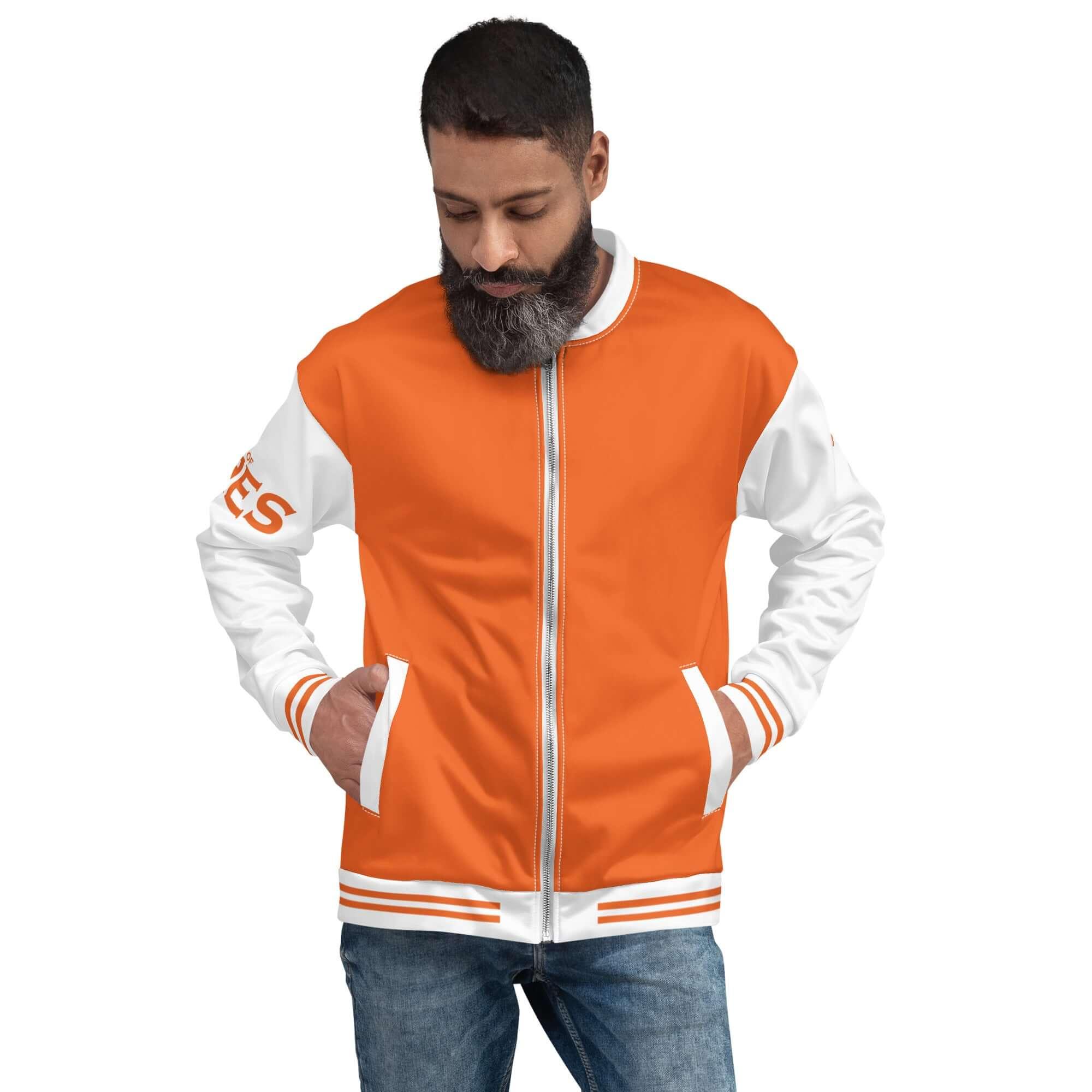 VIBES Jacke | COLLEGE (Orange) - Time Of Vibes