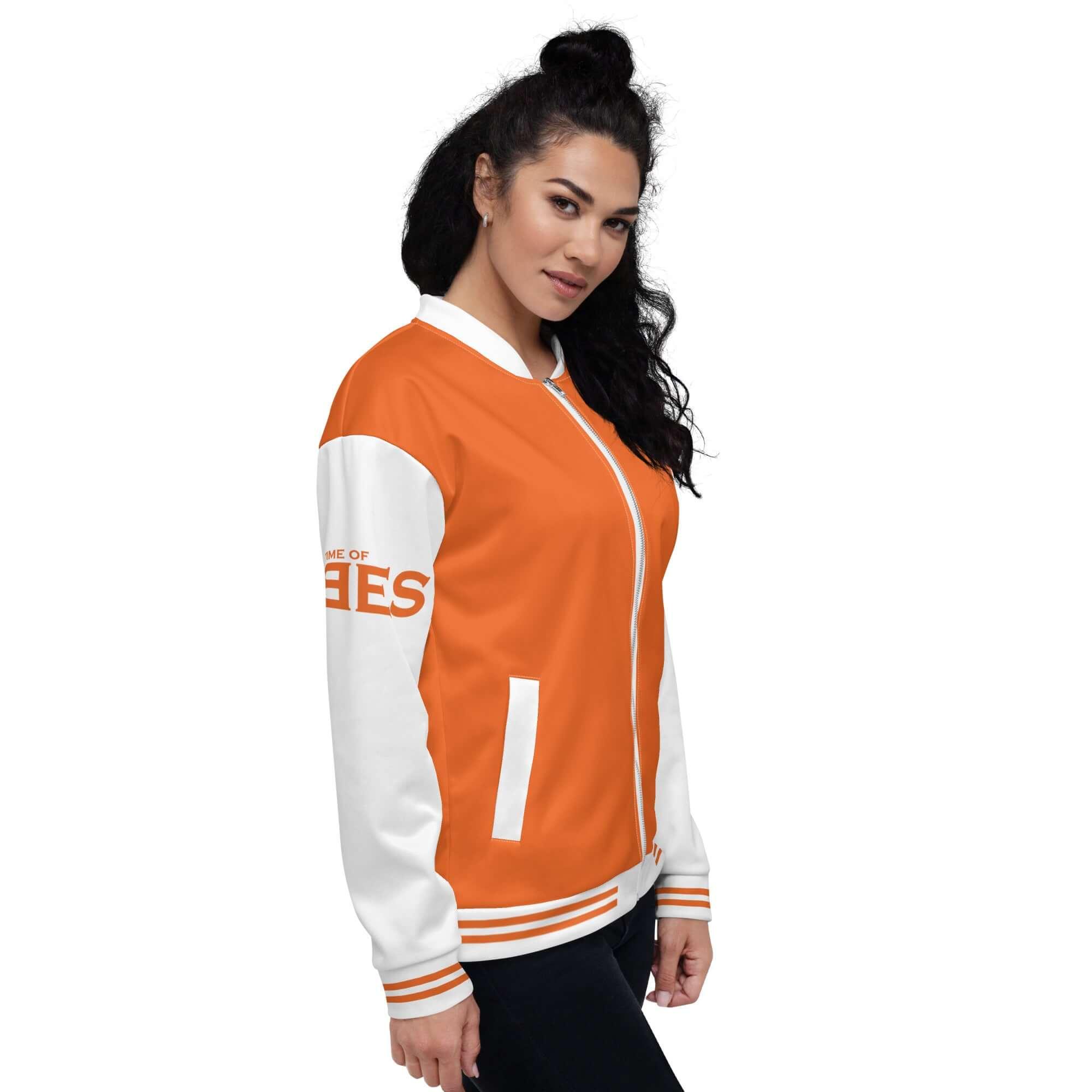 VIBES Jacke | COLLEGE (Orange) - Time Of Vibes