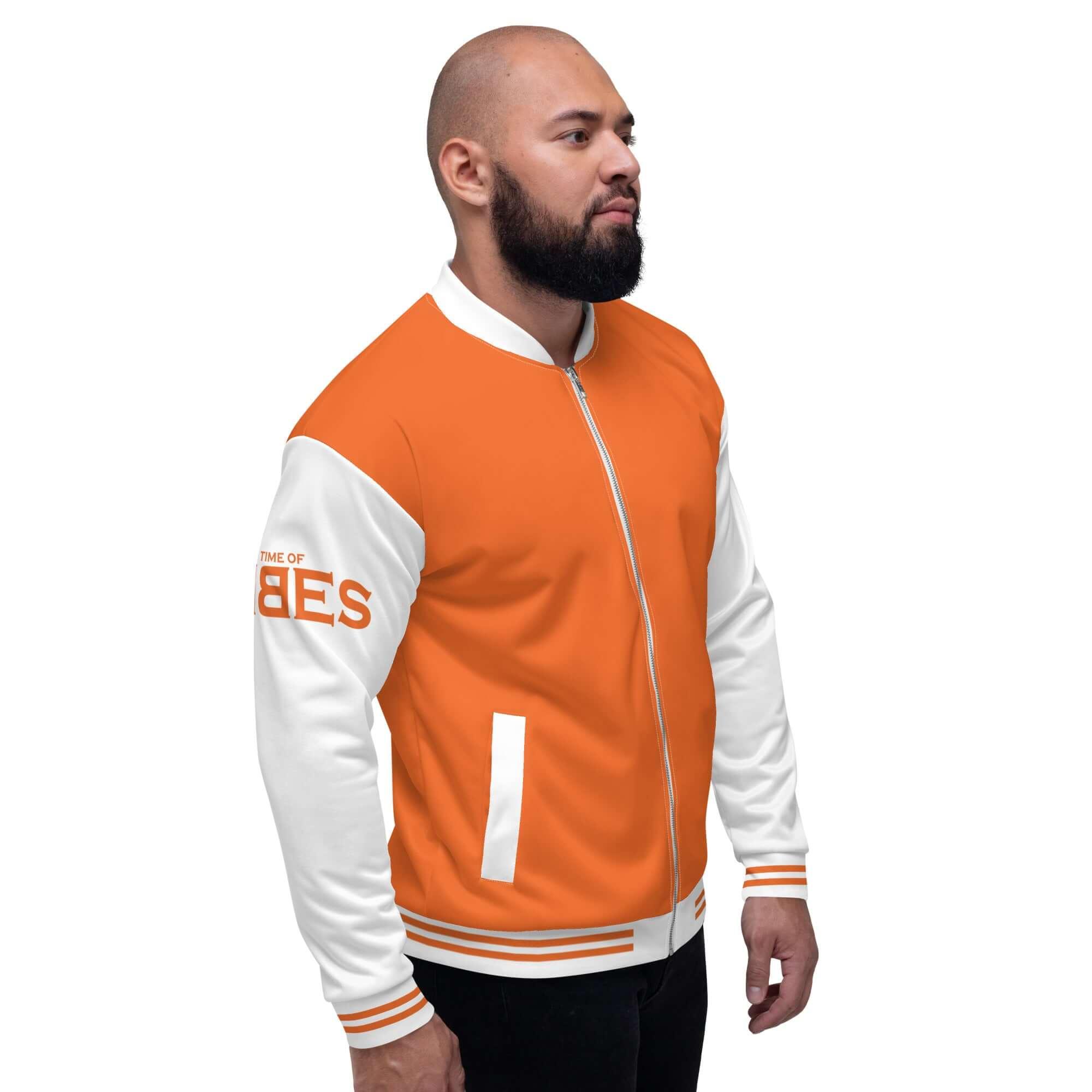 VIBES Jacke | COLLEGE (Orange) - Time Of Vibes