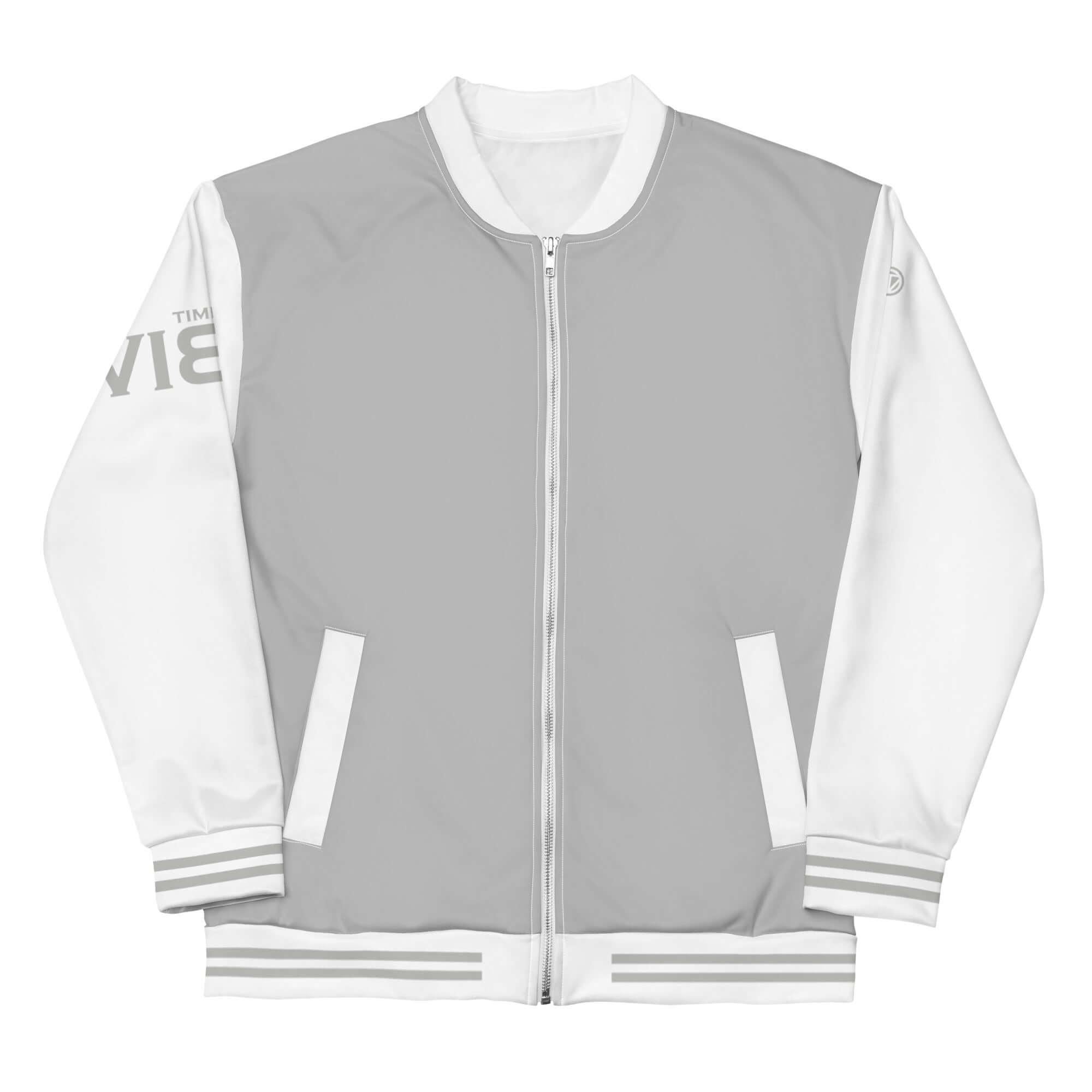 VIBES Jacke | COLLEGE (Silber) - Time Of Vibes