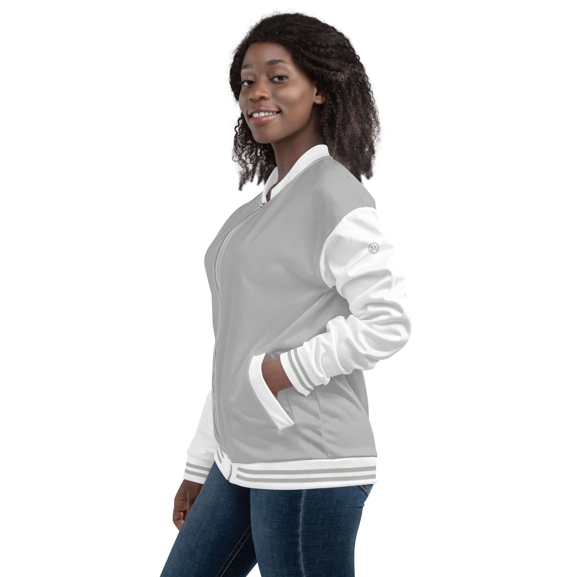 VIBES Jacke | COLLEGE (Silber) - Time Of Vibes