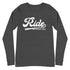 VIBES Langarmshirt | RIDE (Grau/Weiß) * Unisex - Time Of Vibes