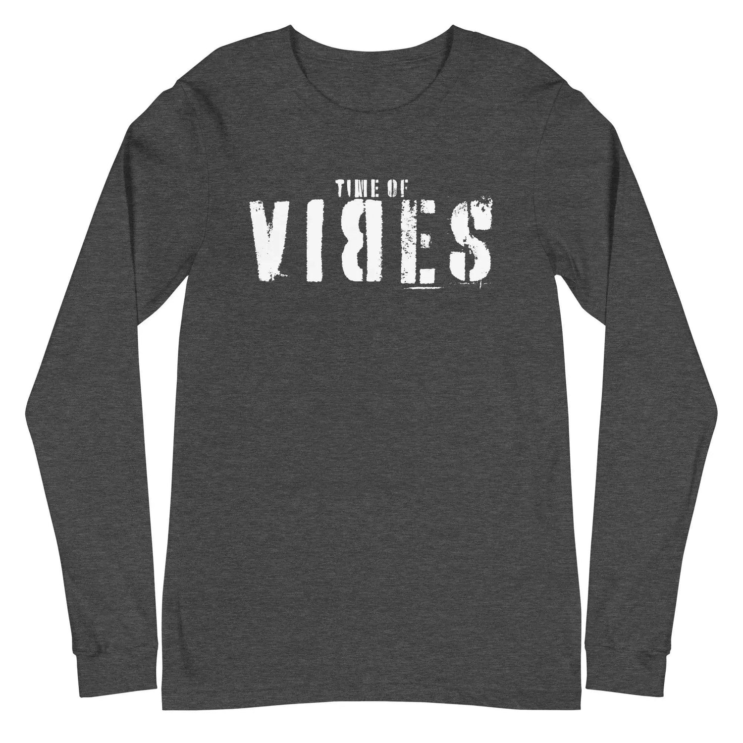 VIBES Langarmshirt TOV (Grau/Weiß) * Unisex - Time Of Vibes