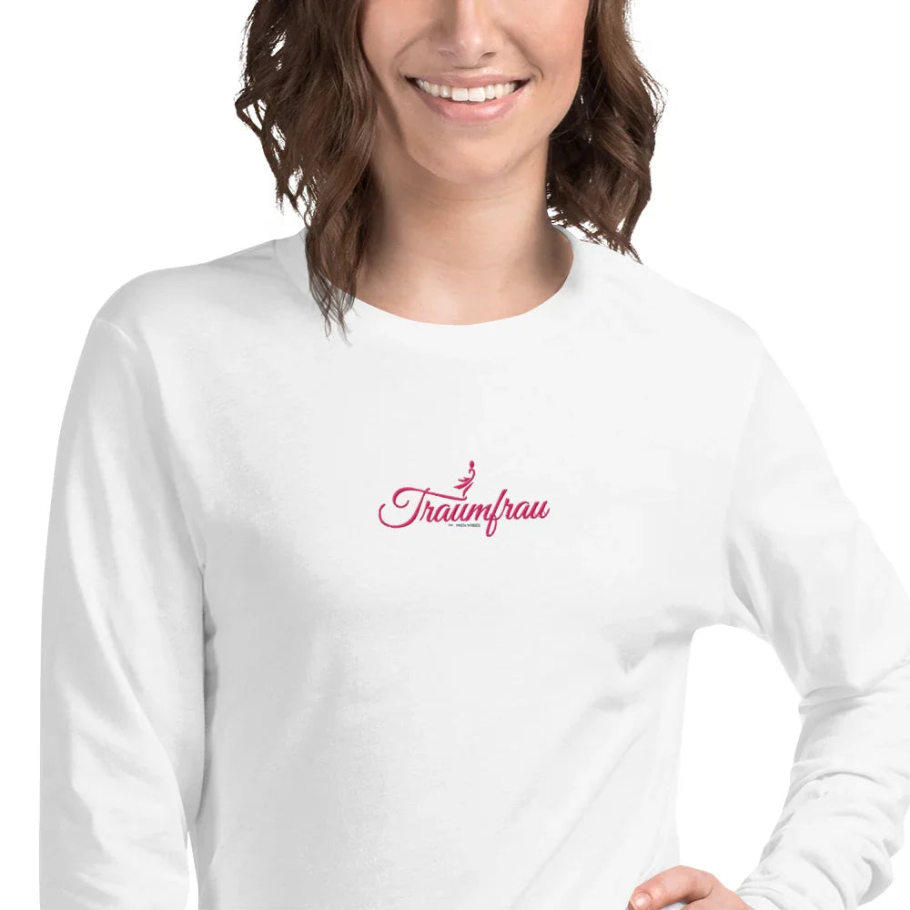 VIBES Langarmshirt | TRAUMFRAU (Weiß) * Damen - Time Of Vibes