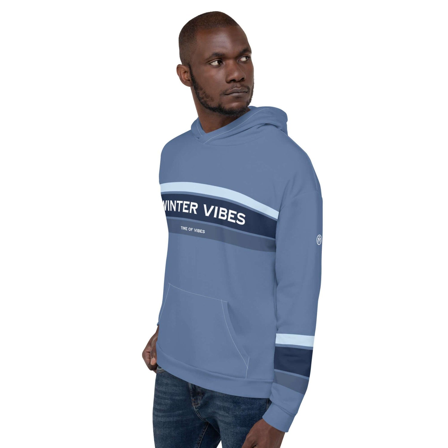 VIBES Premium Hoodie | WINTER (Blau) * Unisex - Time Of Vibes