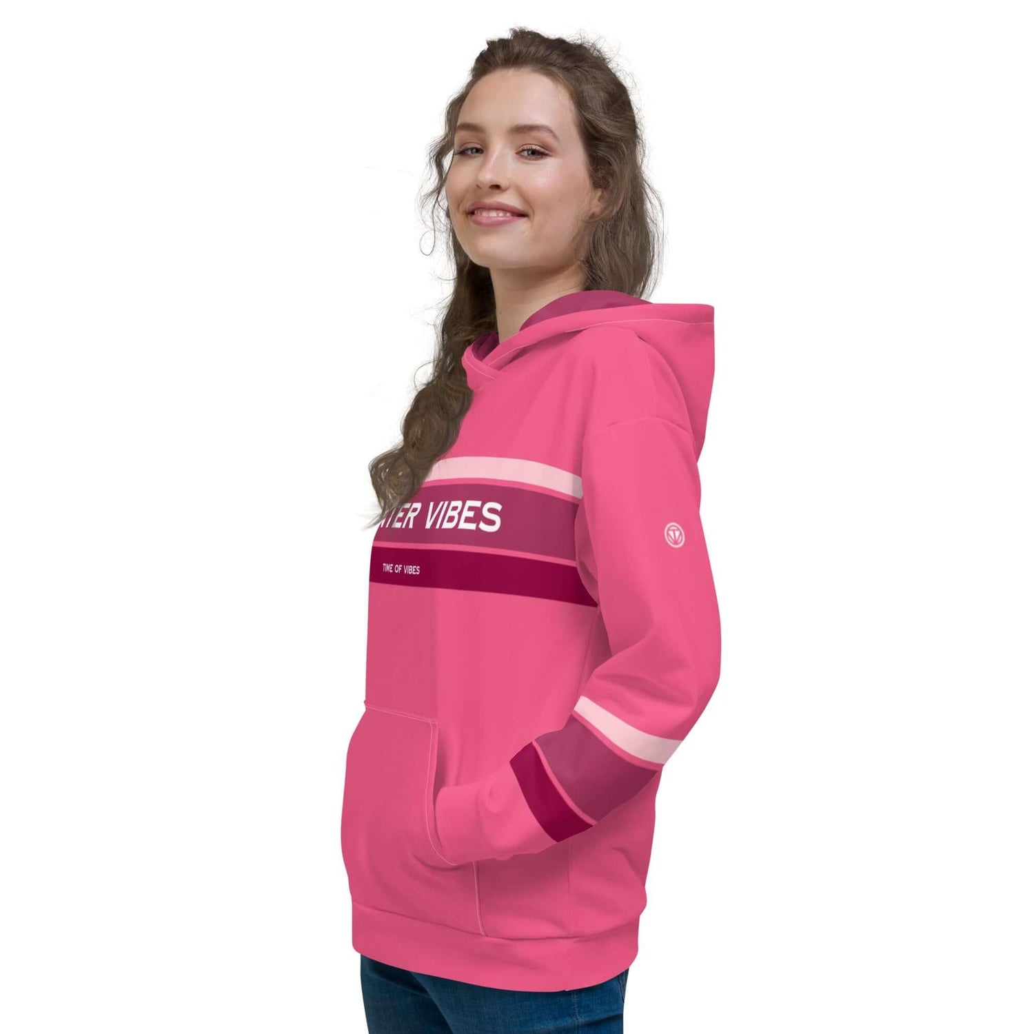 VIBES Premium Hoodie | WINTER (Pink) * Unisex - Time Of Vibes