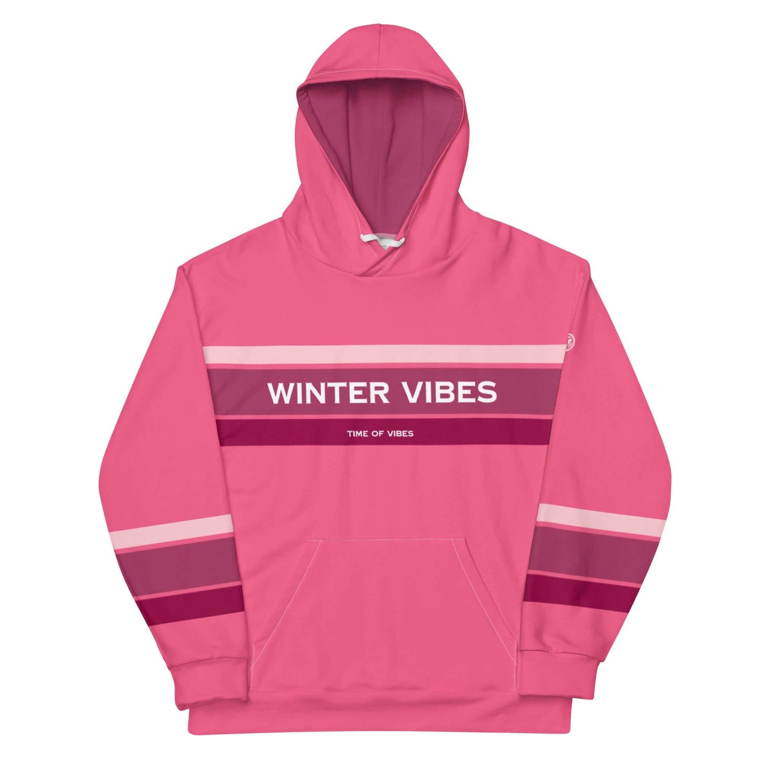 VIBES Premium Hoodie | WINTER (Pink) * Unisex - Time Of Vibes