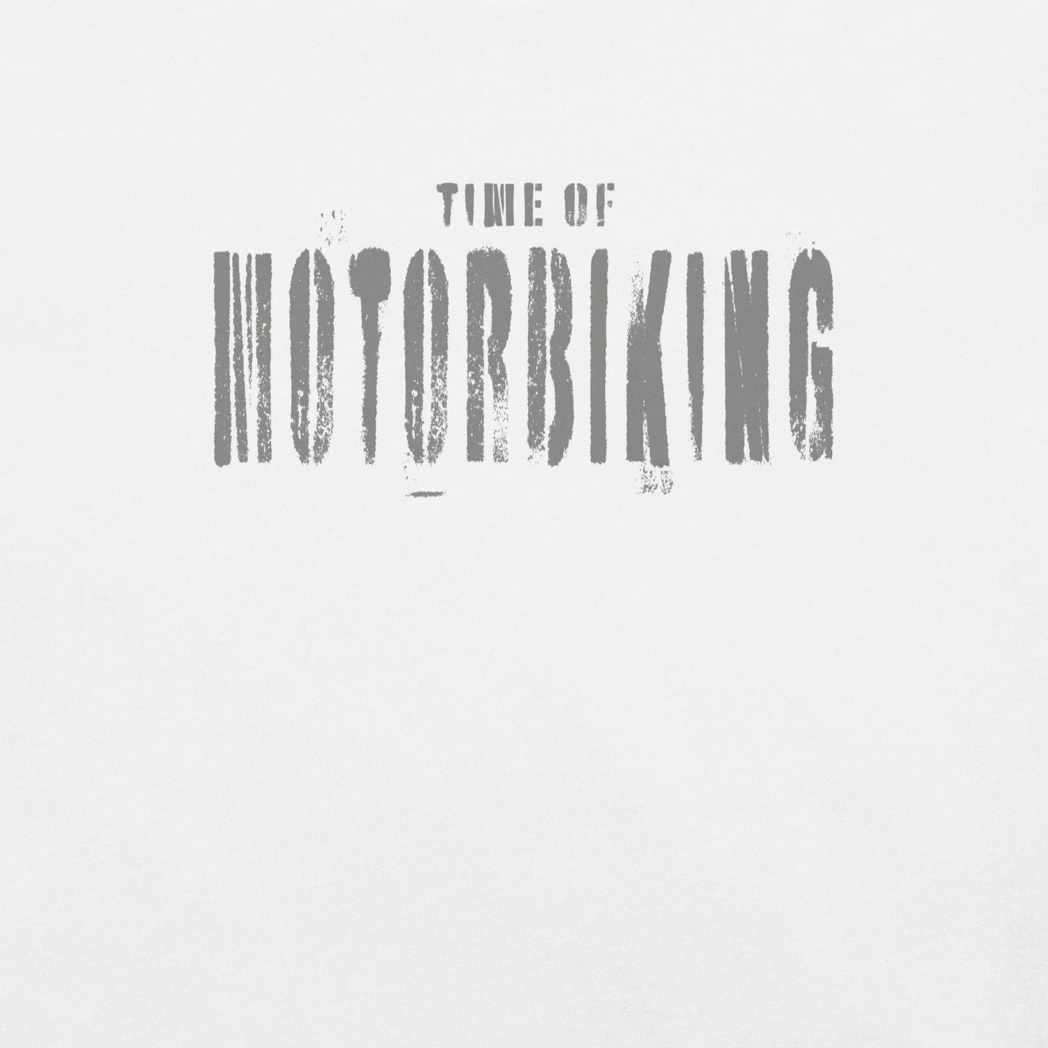VIBES T-Shirt | MOTORBIKING (Weiß/Grau) * Unisex - Time Of Vibes