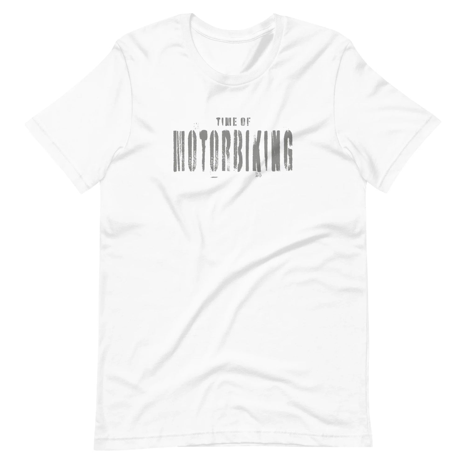 VIBES T-Shirt | MOTORBIKING (Weiß/Grau) * Unisex - Time Of Vibes