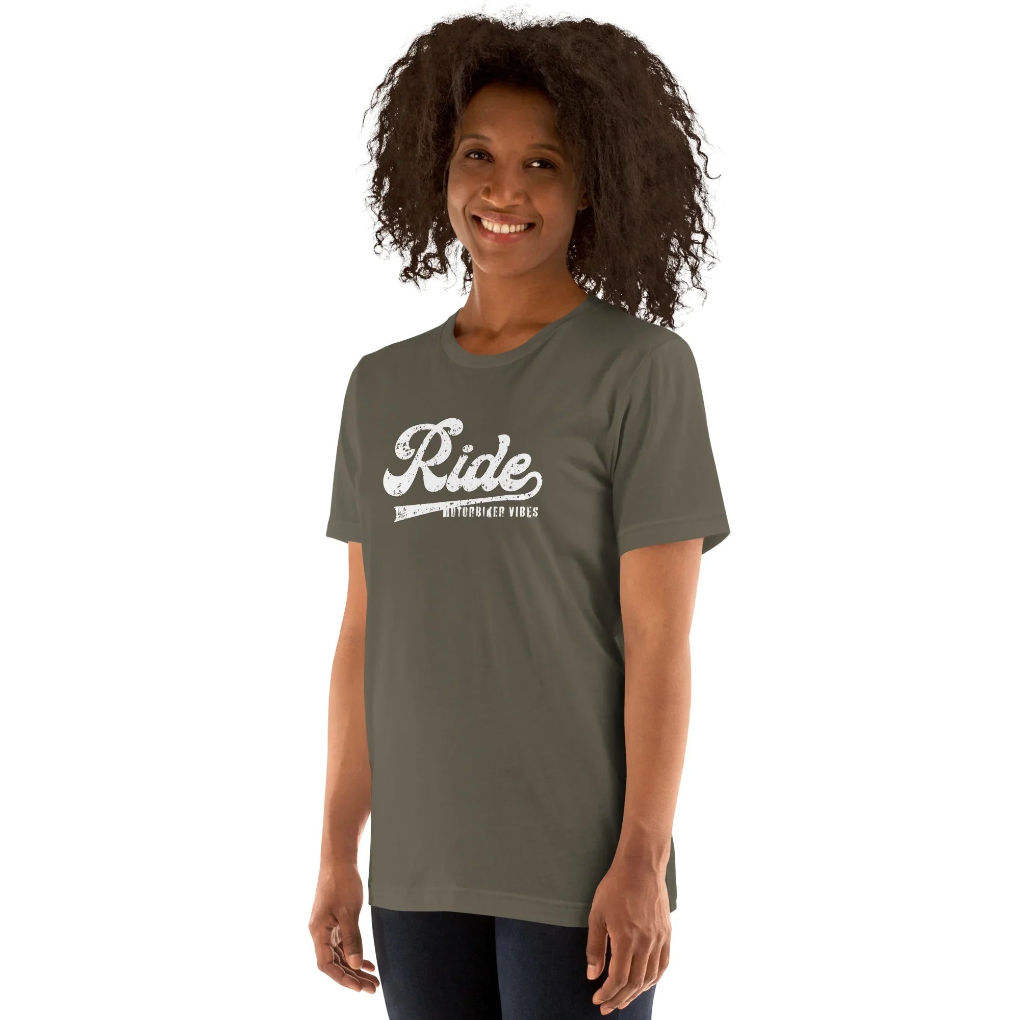 VIBES T-Shirt | RIDE (Armygrün/Weiß) * Unisex - Time Of Vibes
