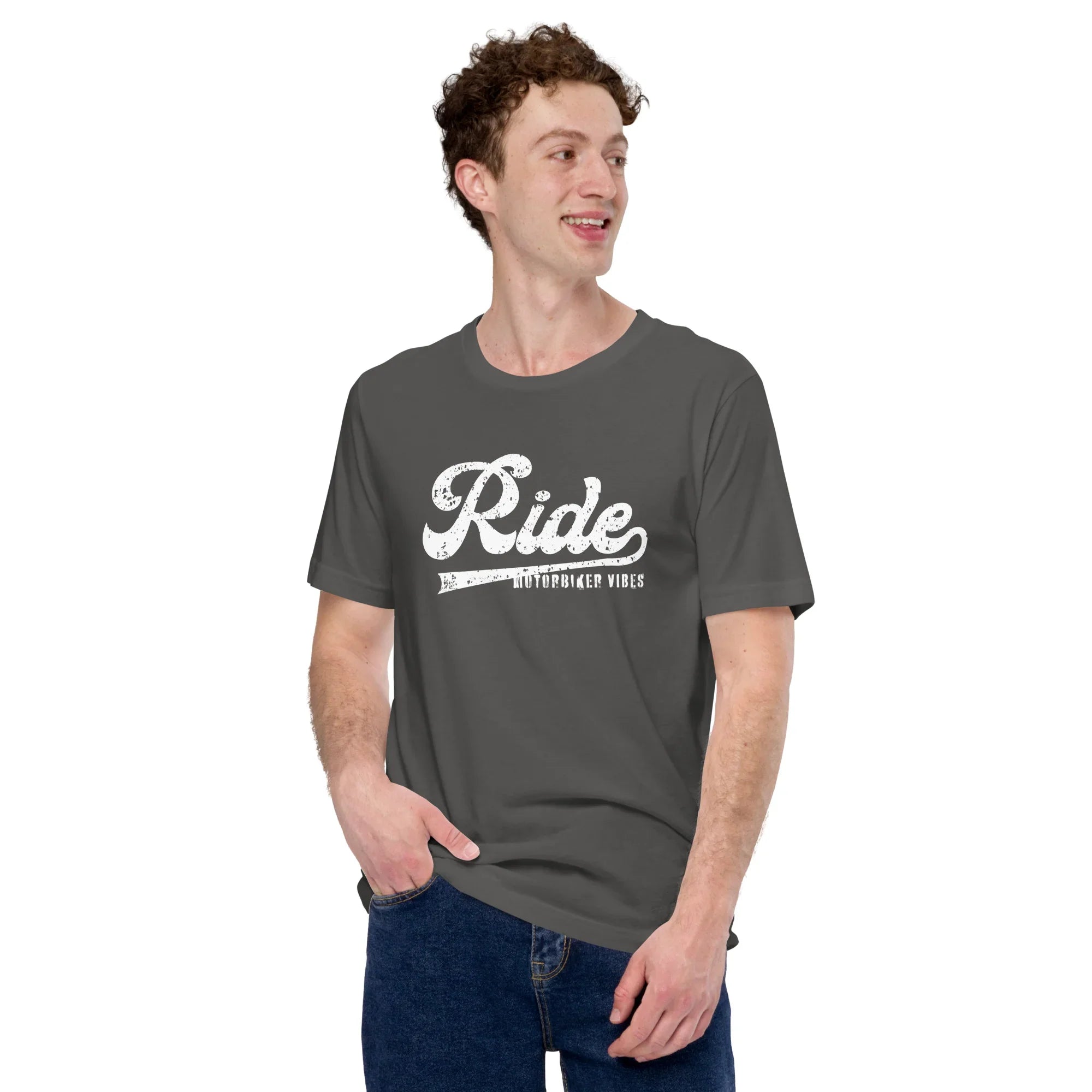 VIBES T-Shirt | RIDE (Grau/Weiß) * Unisex - Time Of Vibes