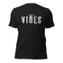 VIBES T-Shirt TOV (Schwarz/Silber) * Unisex - Time Of Vibes