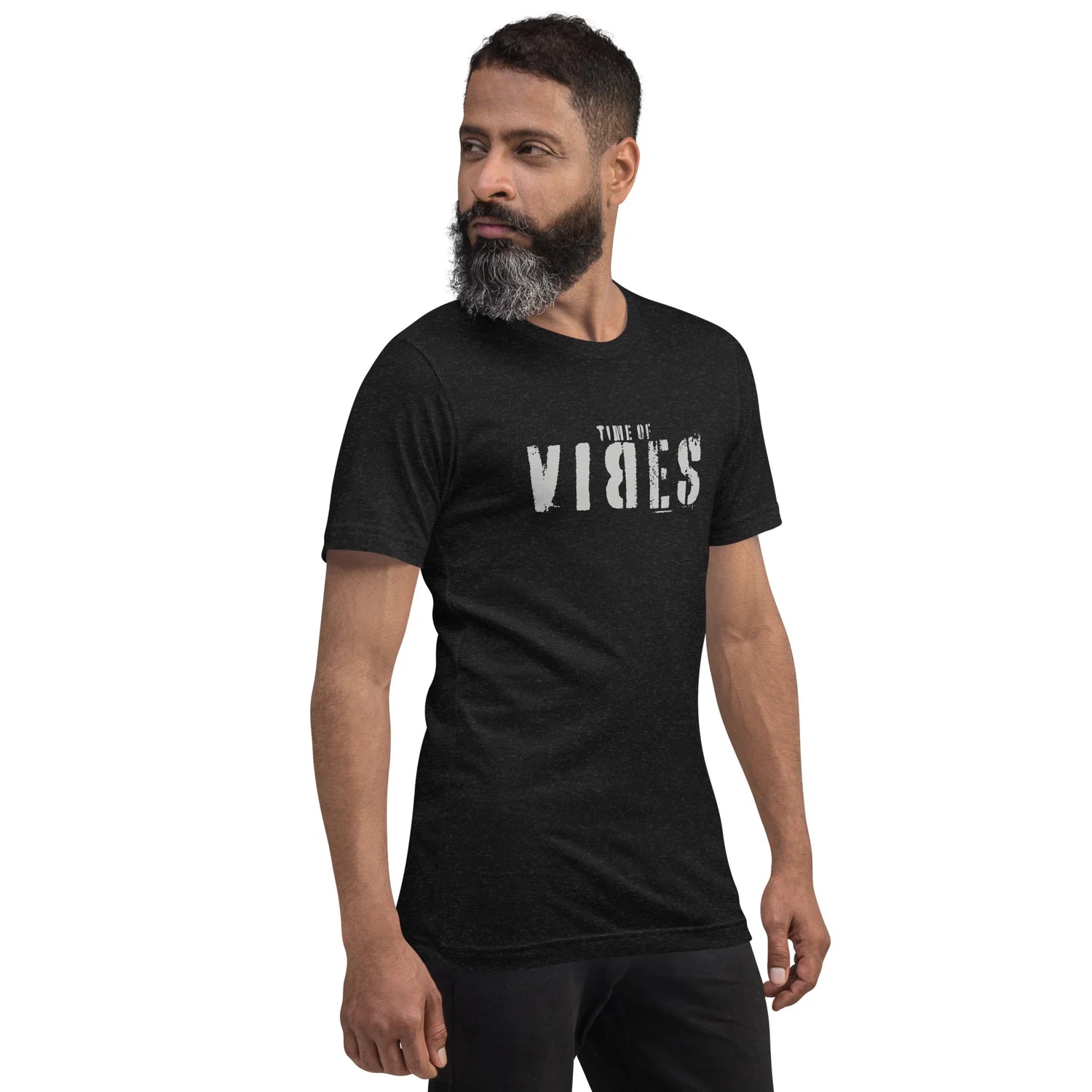 VIBES T-Shirt TOV (Schwarz/Silber) * Unisex - Time Of Vibes