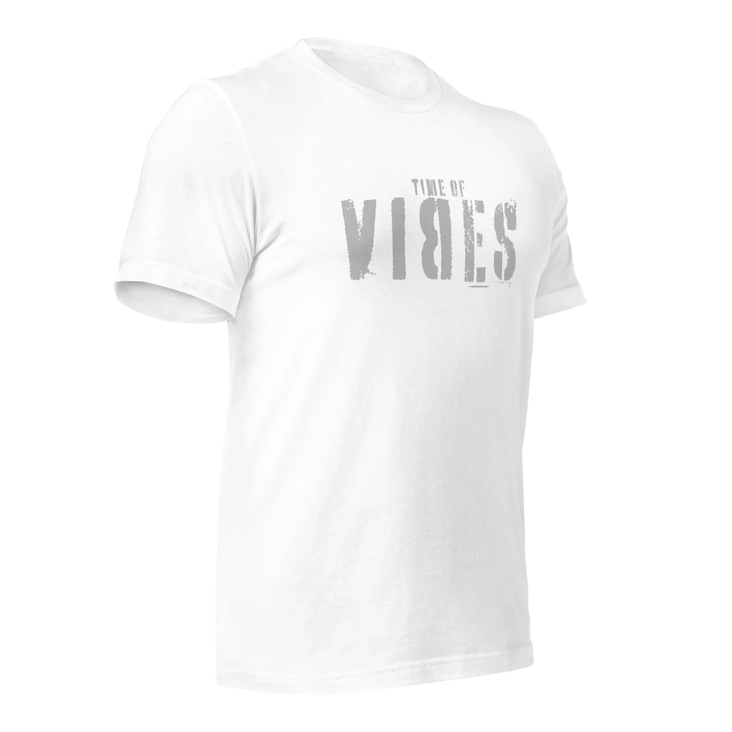 VIBES T-Shirt TOV (Weiß/Silber) * Unisex - Time Of Vibes