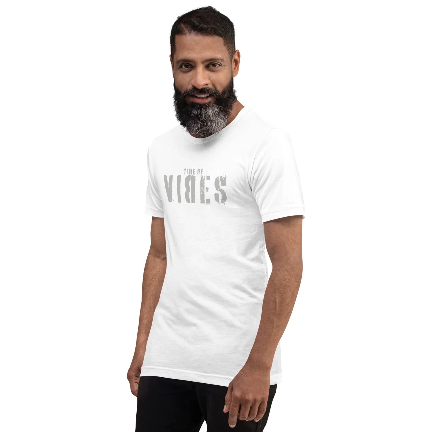 VIBES T-Shirt TOV (Weiß/Silber) * Unisex - Time Of Vibes