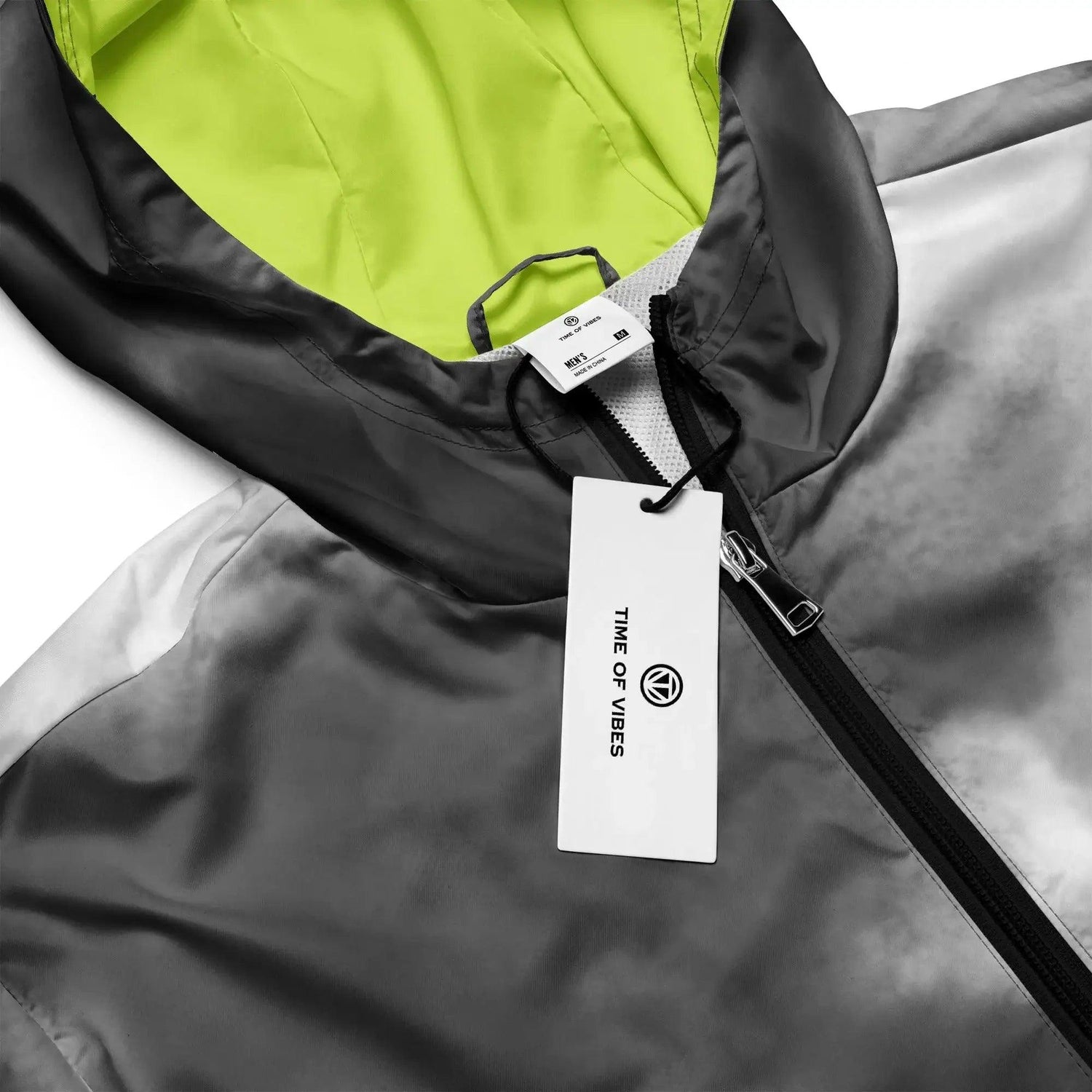 VIBES Windjacke | WATER (Grau/Grün) * Herren - Time Of Vibes