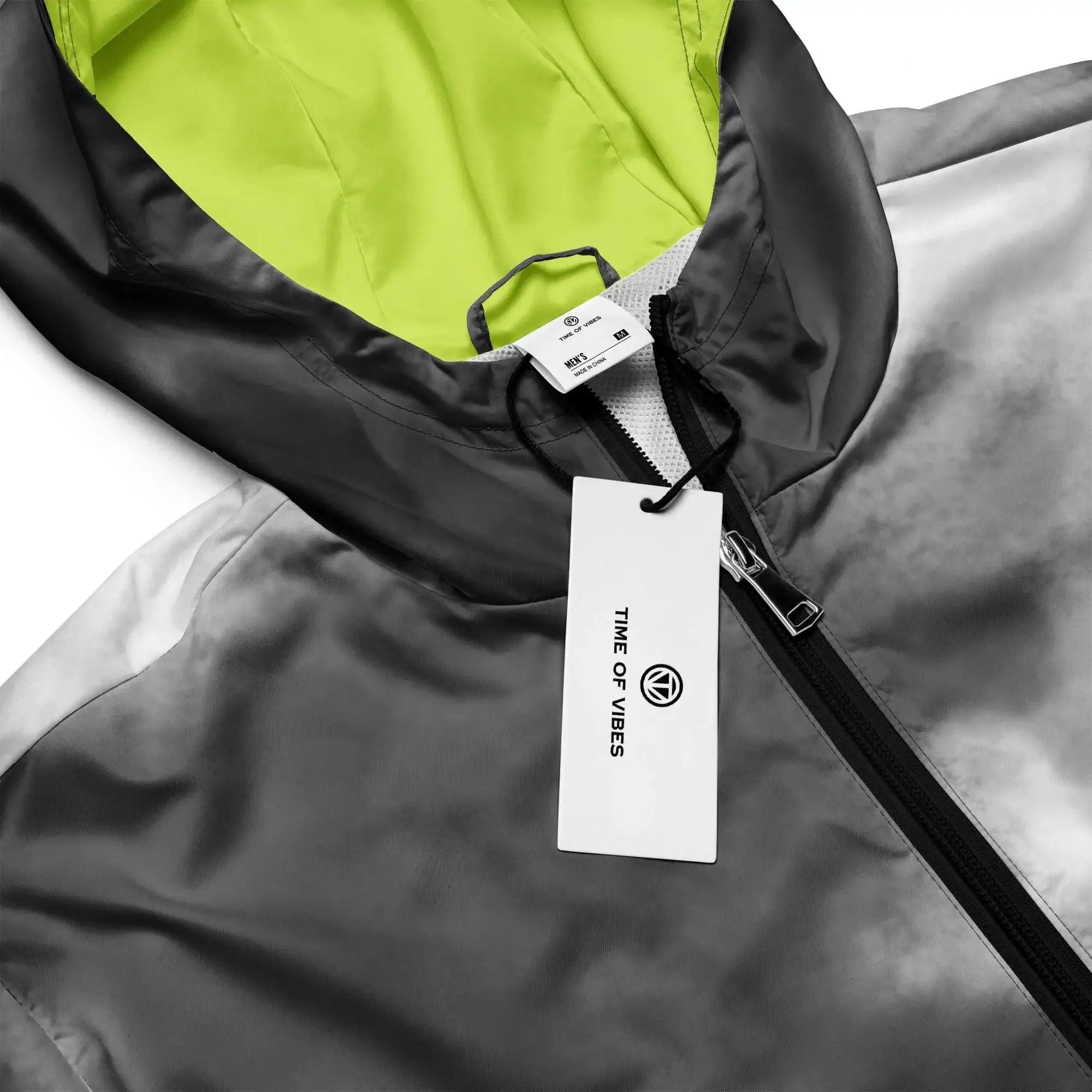 VIBES Windjacke | WATER (Grau/Grün) * Herren - Time Of Vibes