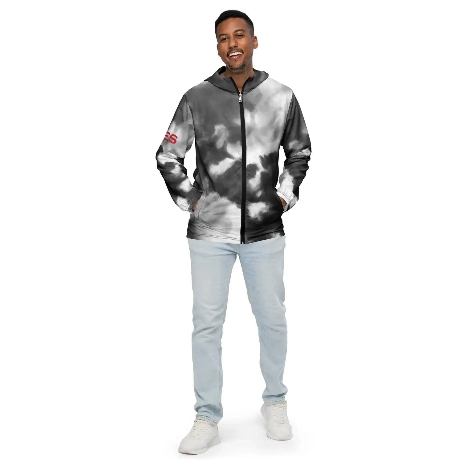 VIBES Windjacke | WATER (Grau/Rot) * Herren - Time Of Vibes