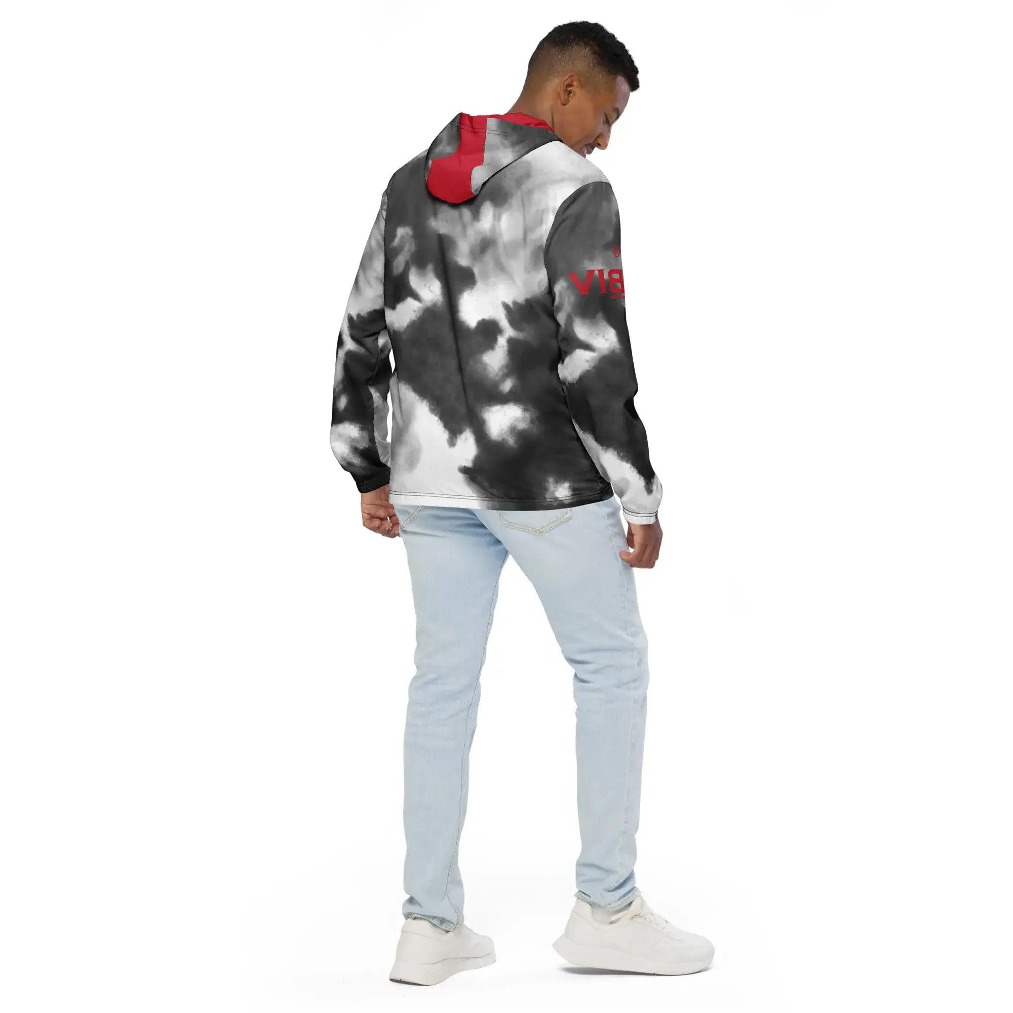 VIBES Windjacke | WATER (Grau/Rot) * Herren - Time Of Vibes