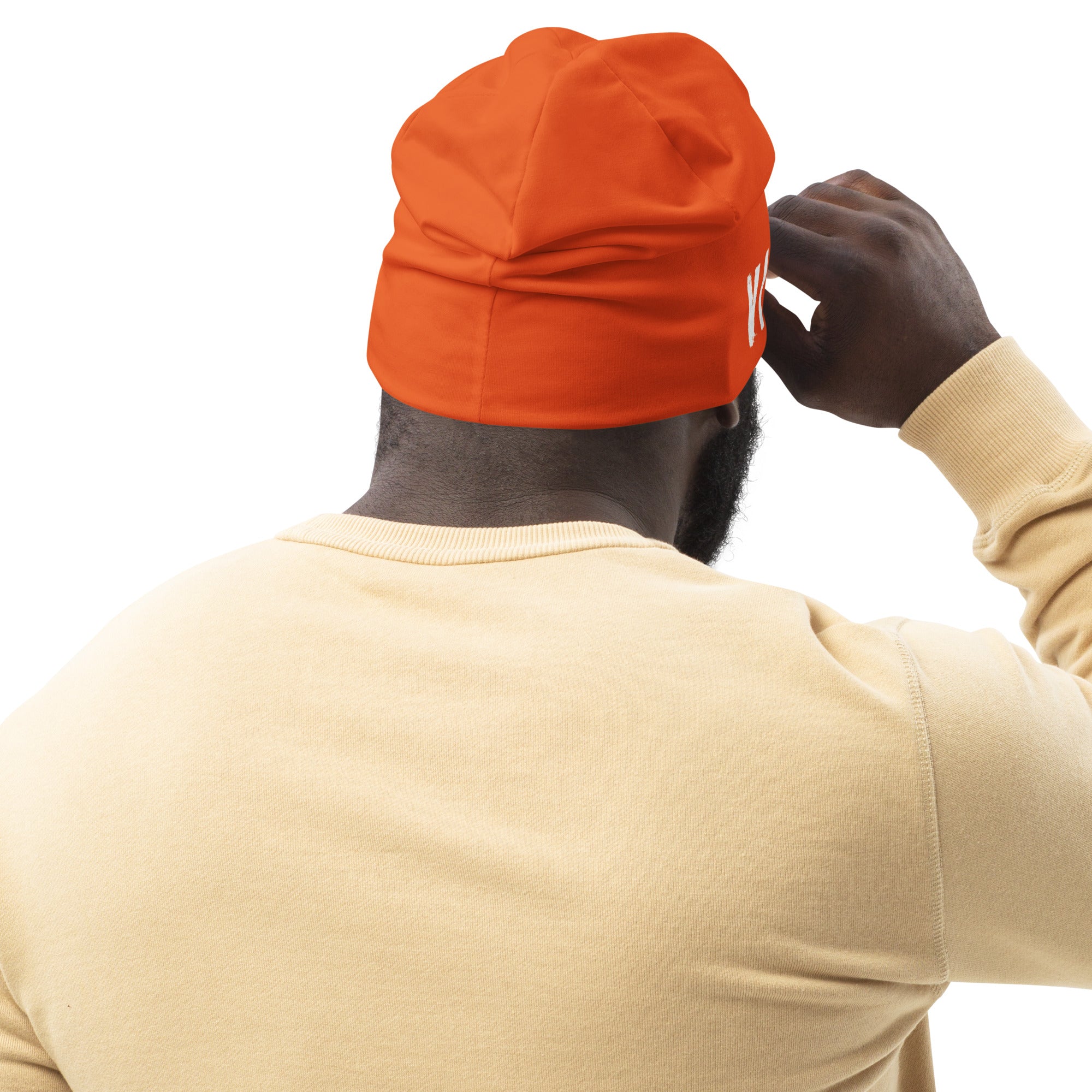 TOV Beanie | VIBES II (Orange/Weiß) * Unisex - Time Of Vibes