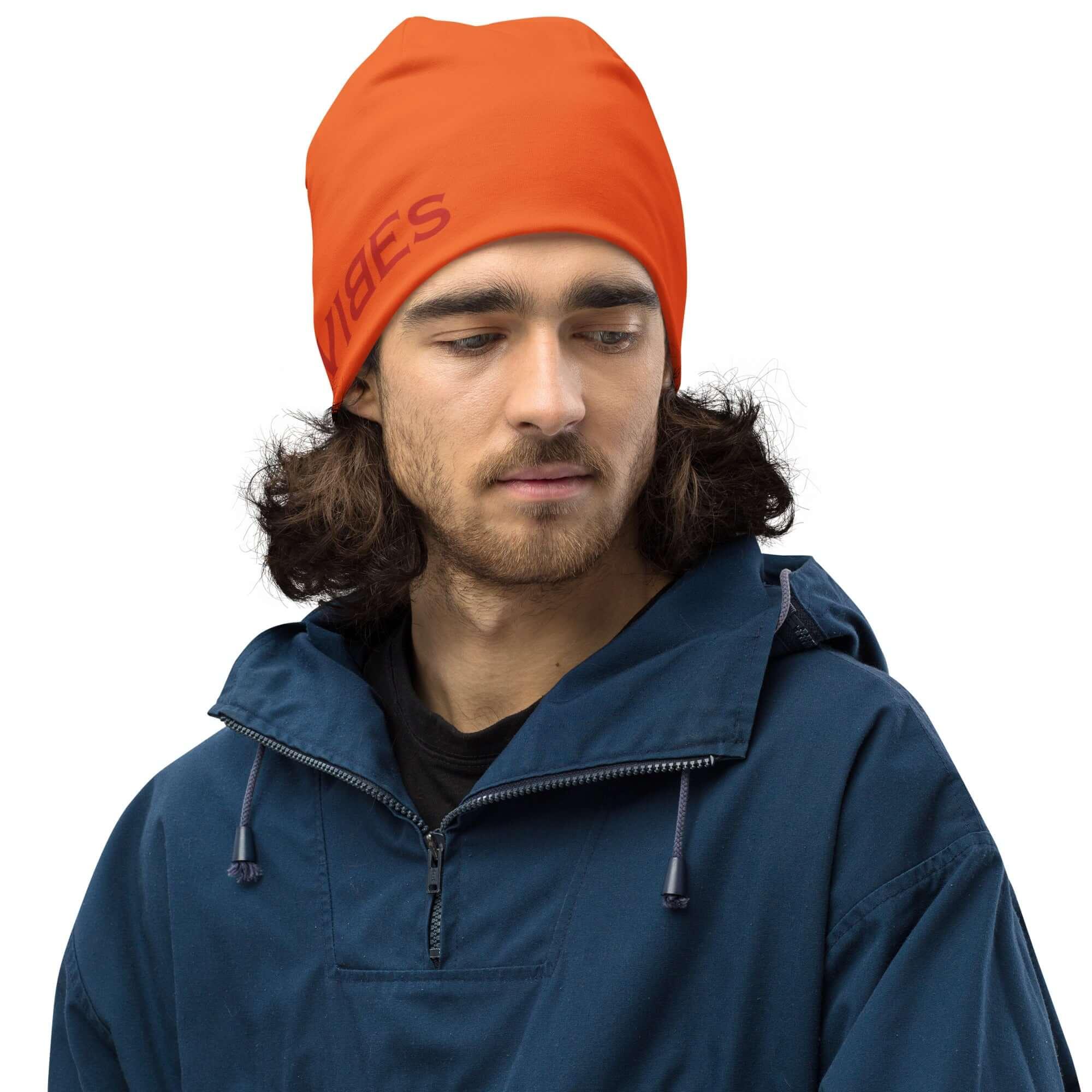 VIBES Beanie Unisex (Orange) - Time Of Vibes