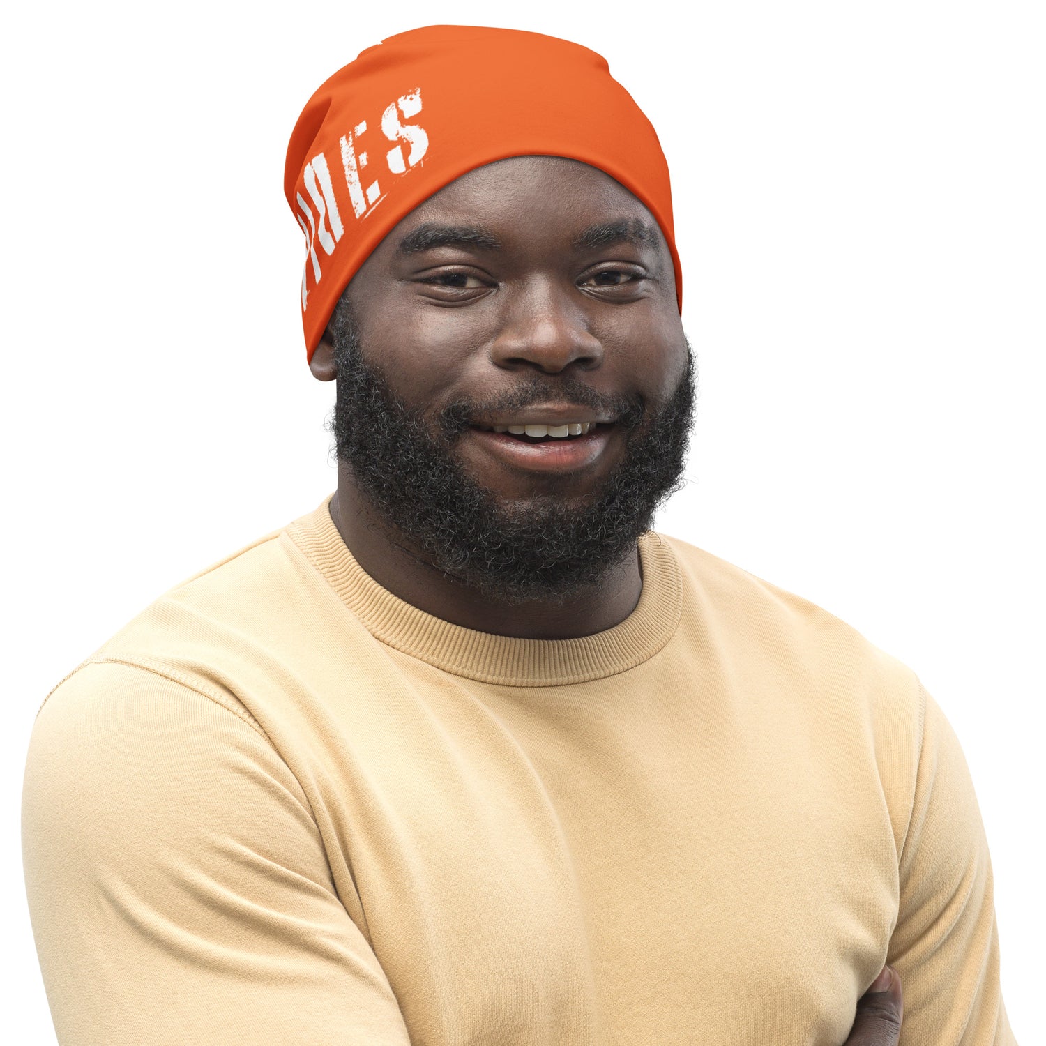 TOV Beanie | VIBES II (Orange/Weiß) * Unisex - Time Of Vibes