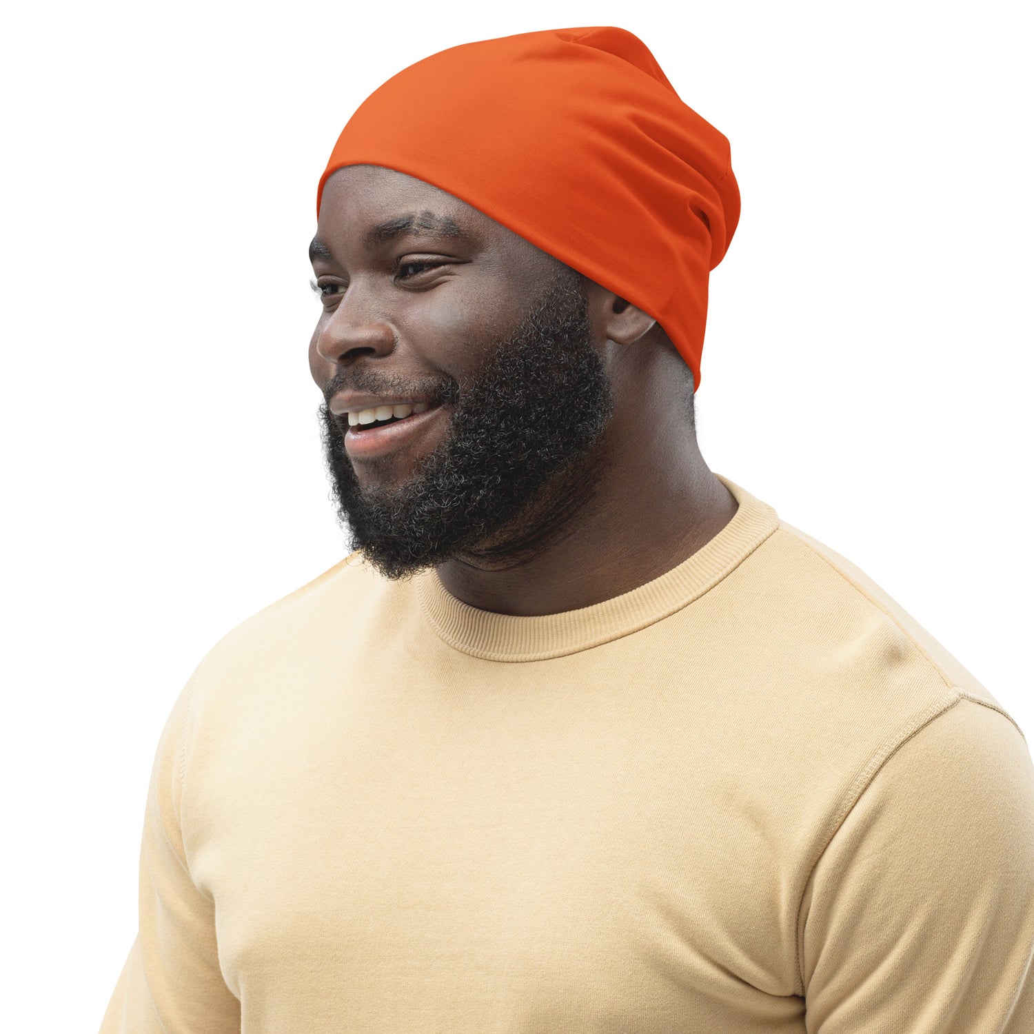 TOV Beanie | VIBES II (Orange/Weiß) * Unisex - Time Of Vibes
