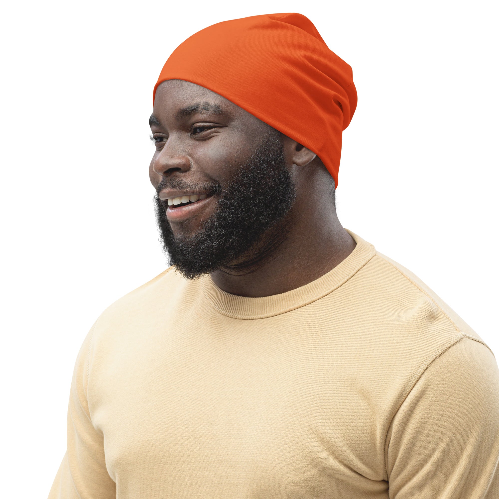 TOV Beanie | VIBES II (Orange/Weiß) * Unisex - Time Of Vibes
