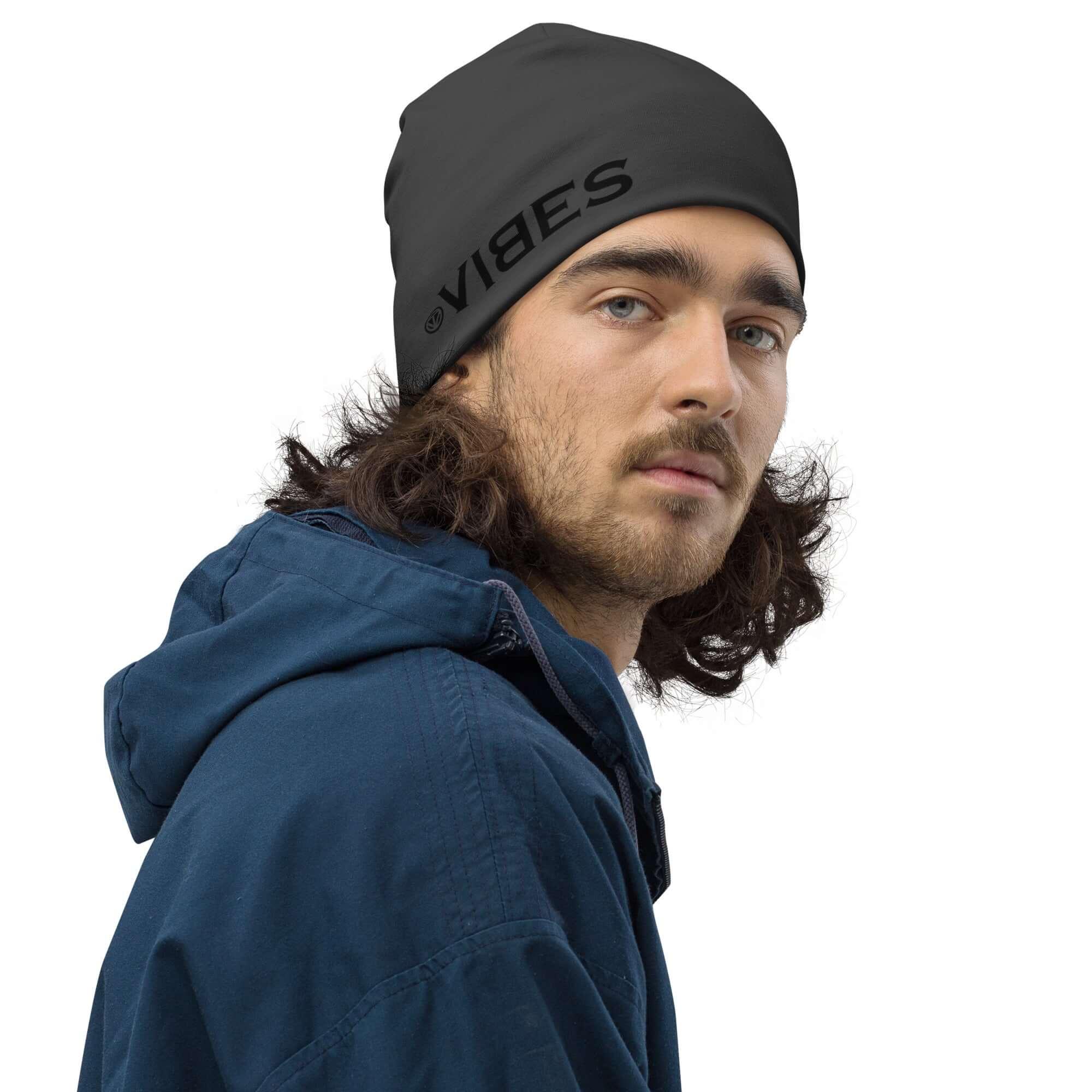 VIBES Beanie Unisex (Grau) - Time Of Vibes