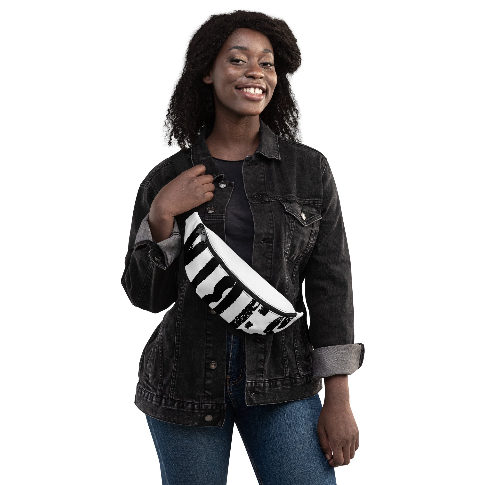 TOV Bauchtasche VIBES II (Weiß/Schwarz) - Time Of Vibes