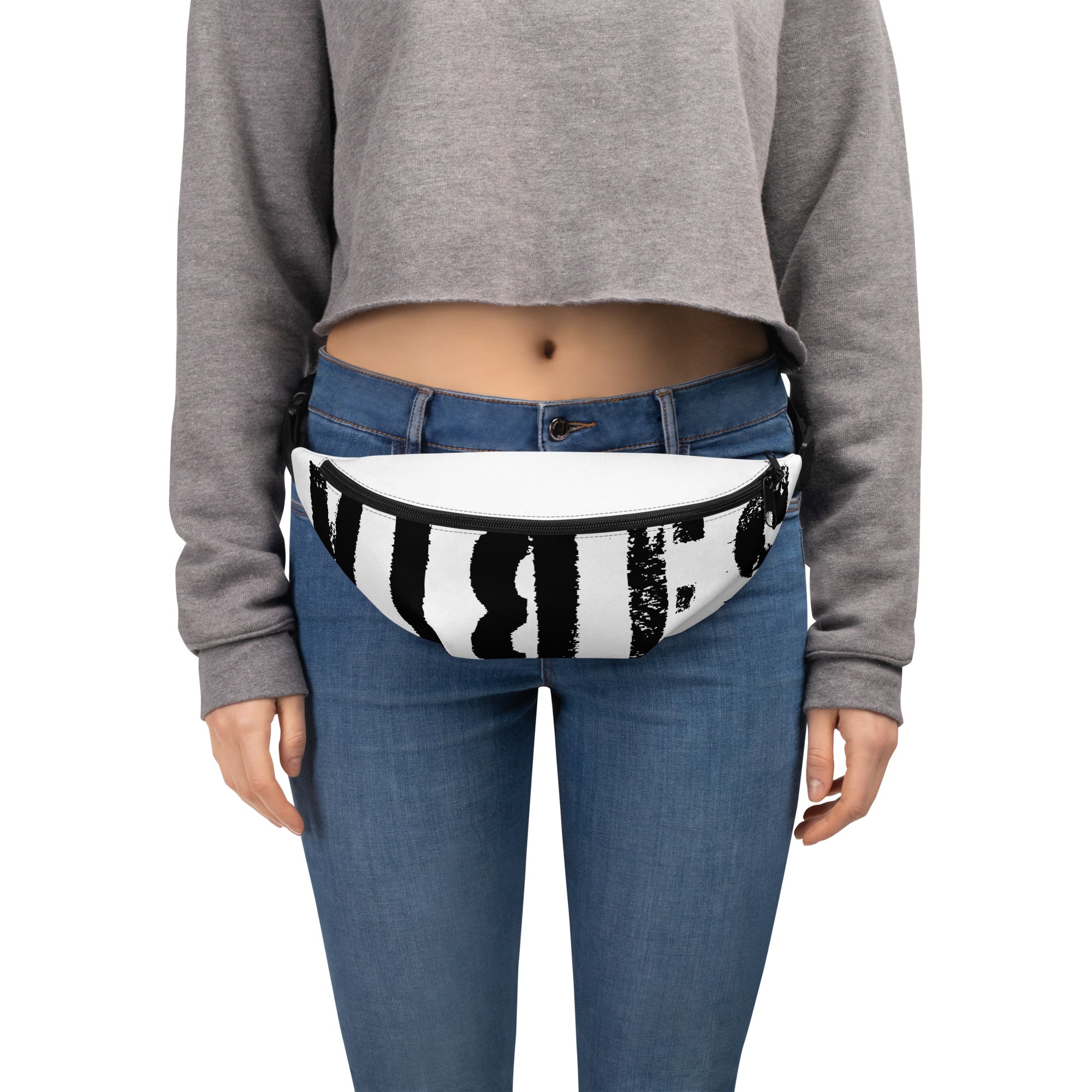 TOV Bauchtasche VIBES II (Weiß/Schwarz) - Time Of Vibes