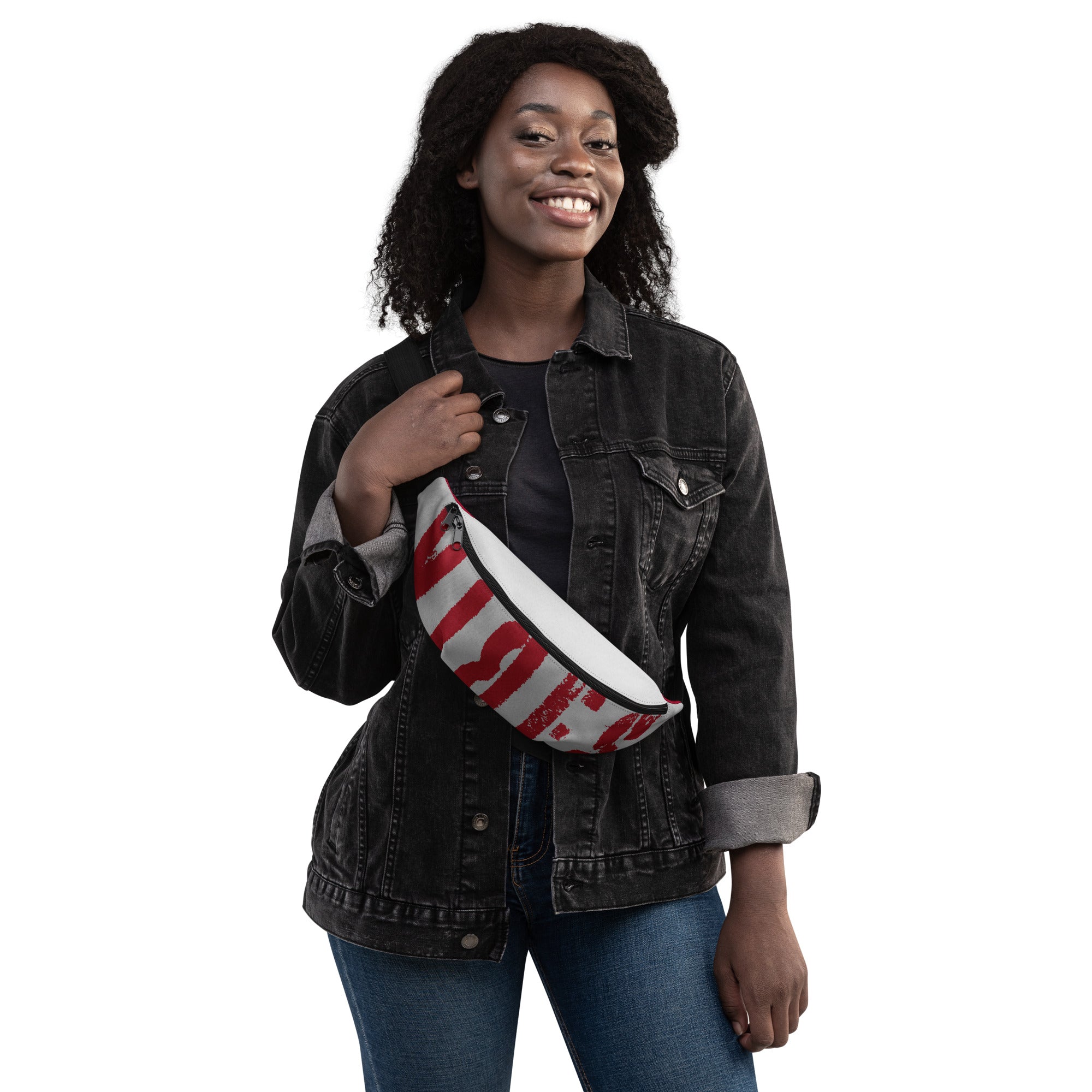 TOV Bauchtasche VIBES II (Silber/Rot) - Time Of Vibes