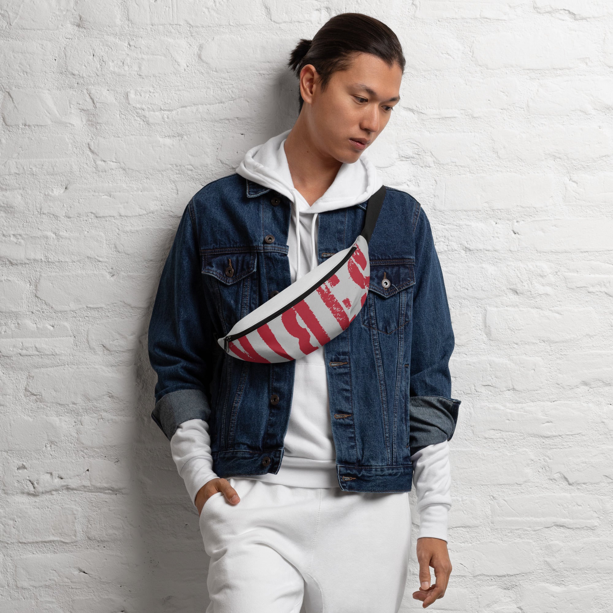 TOV Bauchtasche VIBES II (Silber/Rot) - Time Of Vibes