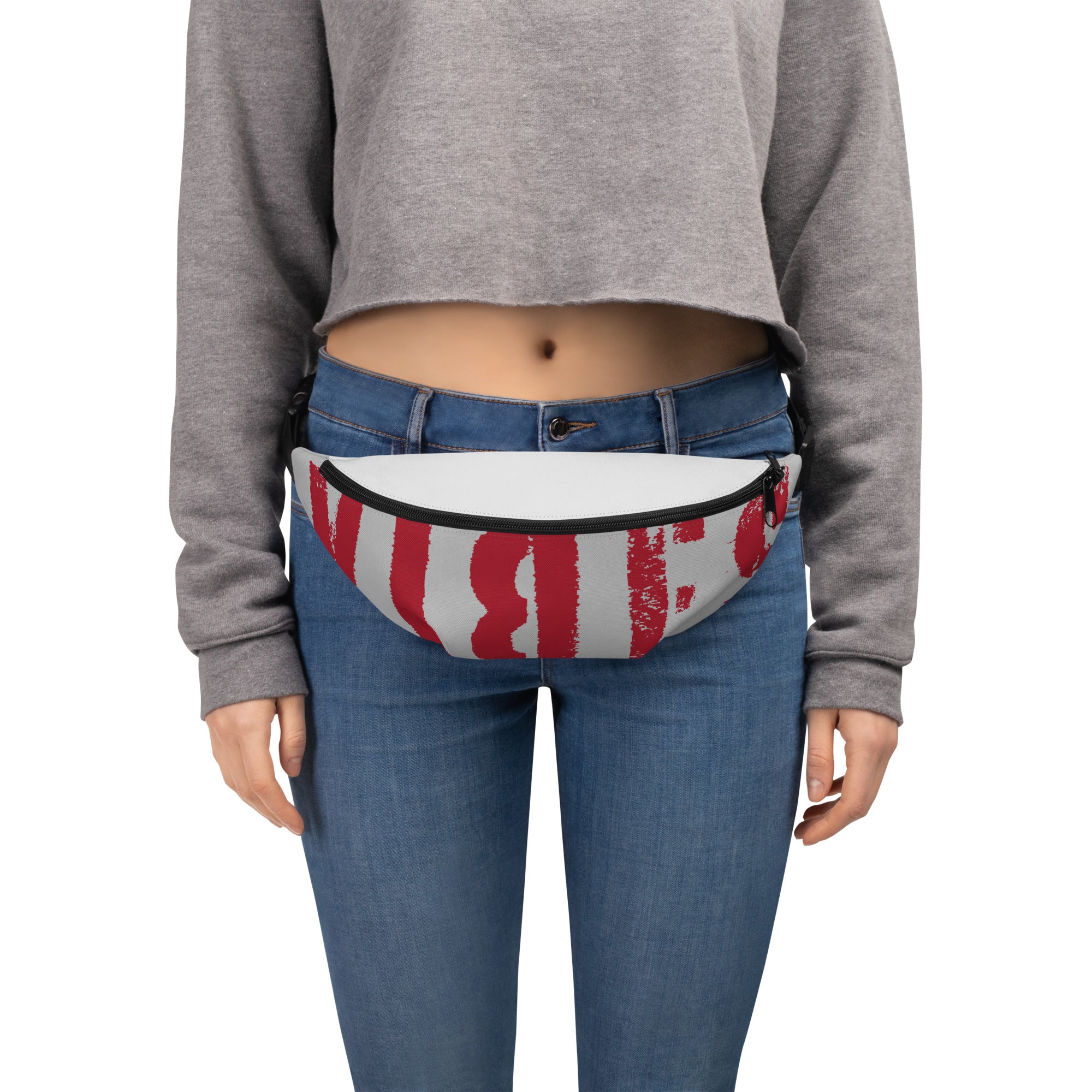 TOV Bauchtasche VIBES II (Silber/Rot) - Time Of Vibes